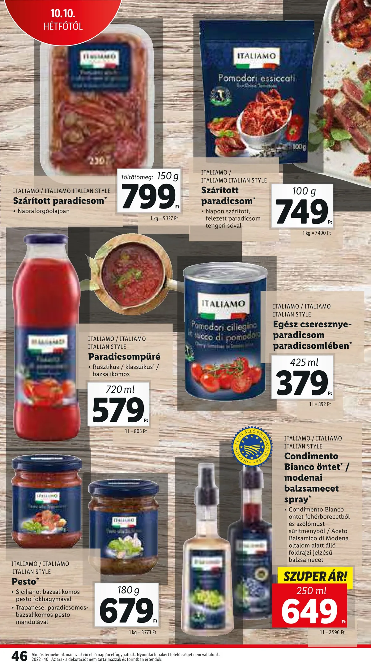 Lidl akciós újság 10.06–10.12 – 48. oldal