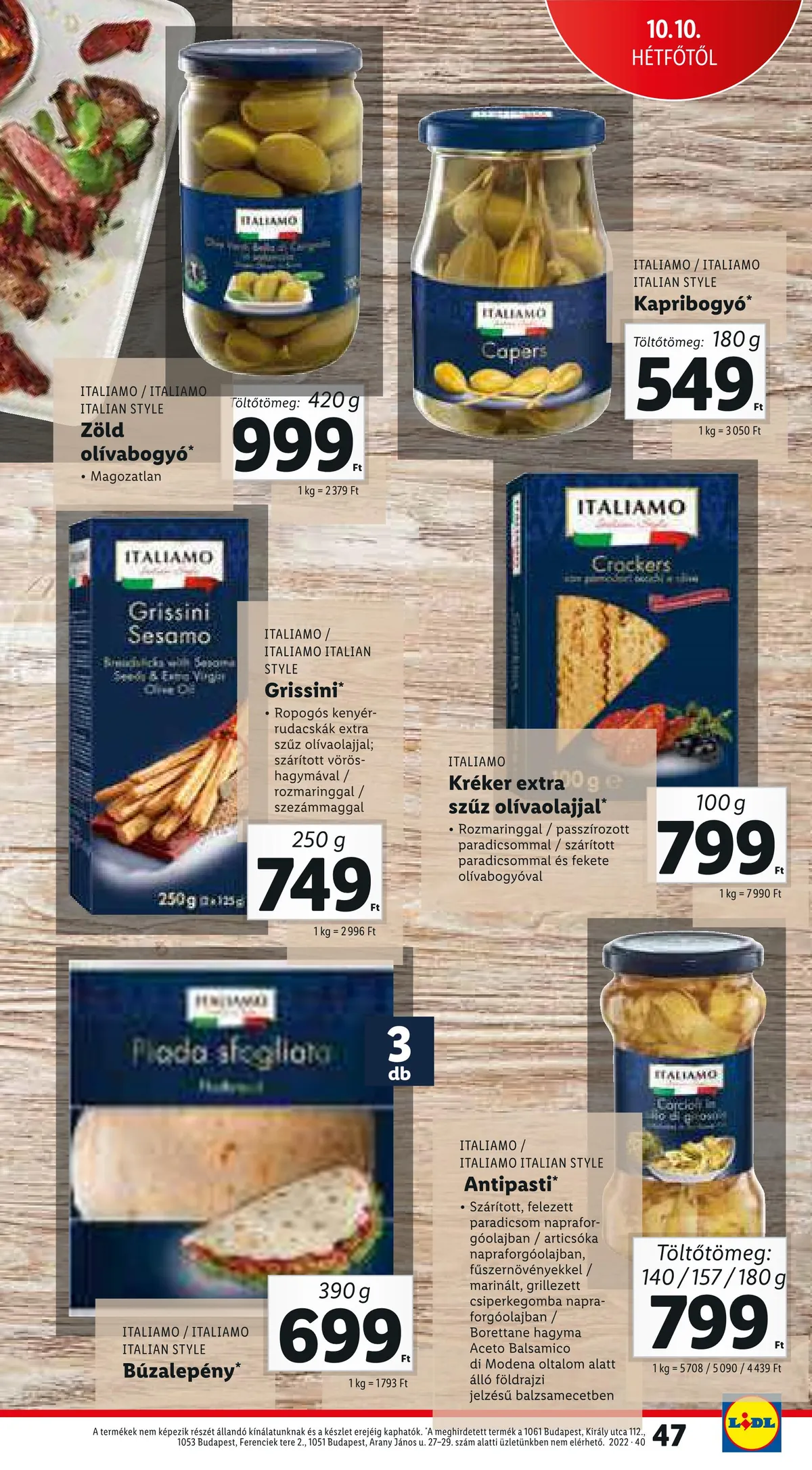 Lidl akciós újság 10.06–10.12 – 49. oldal