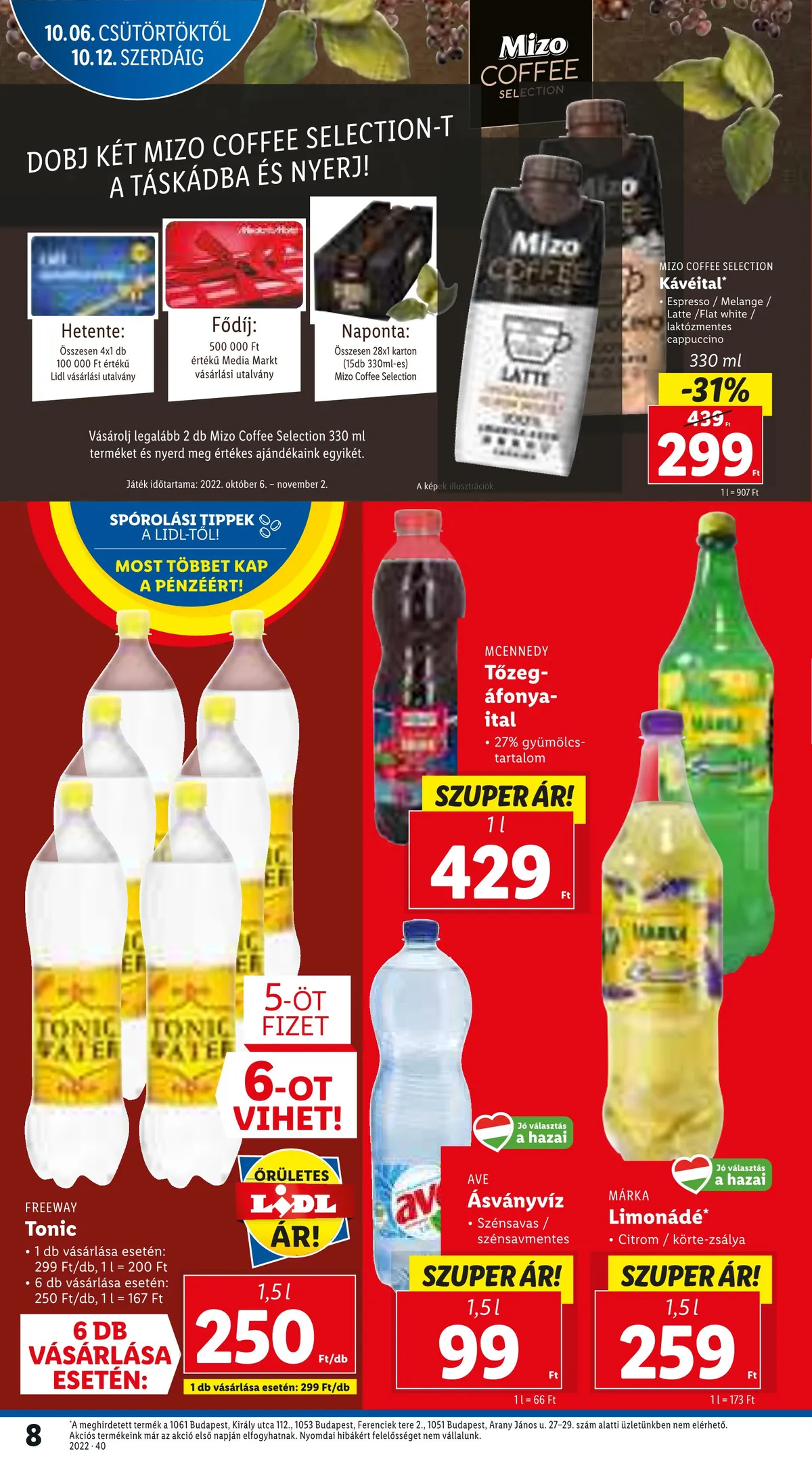 Lidl akciós újság 10.06–10.12 – 8. oldal