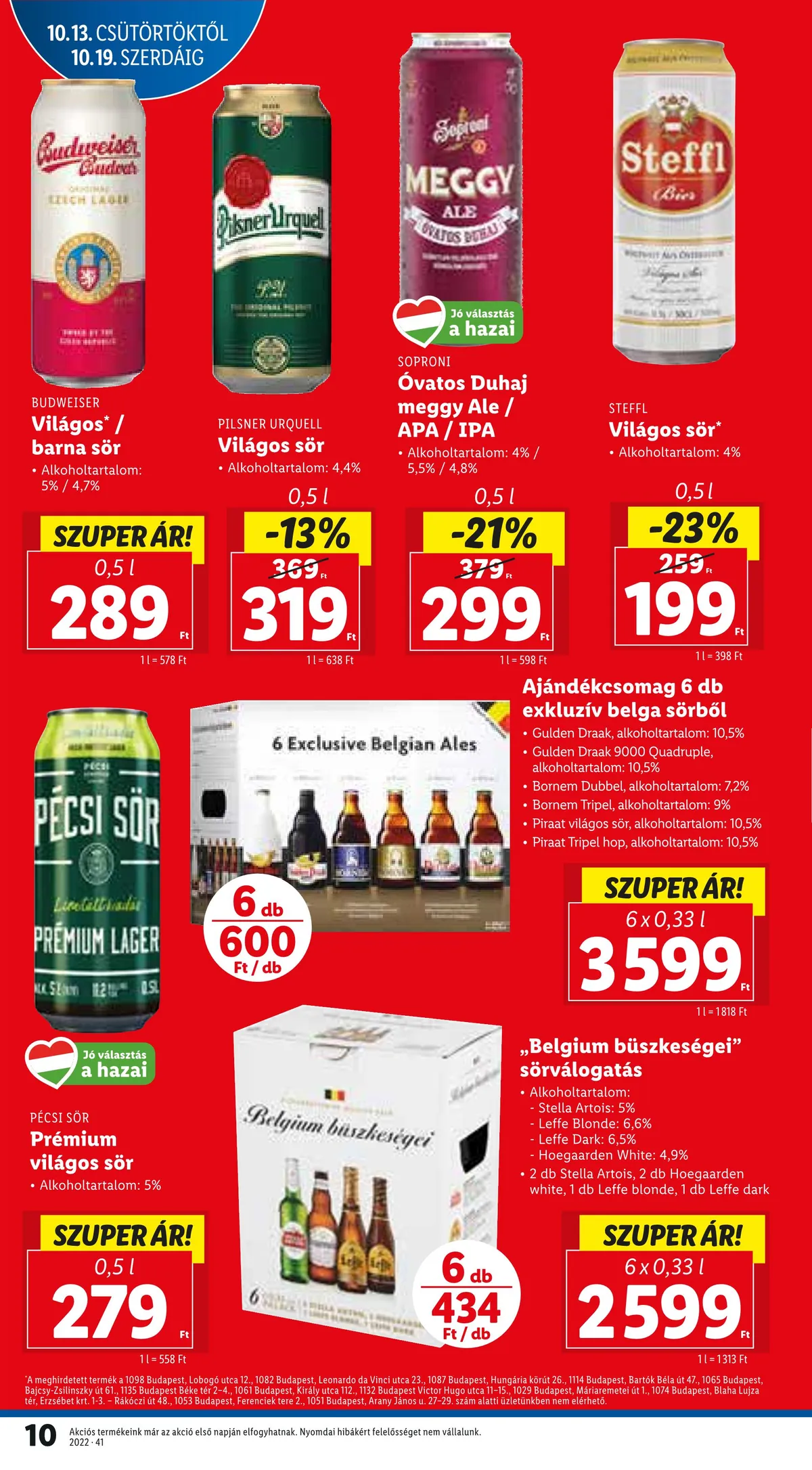 Lidl akciós újság 10.13–10.19 – 10. oldal