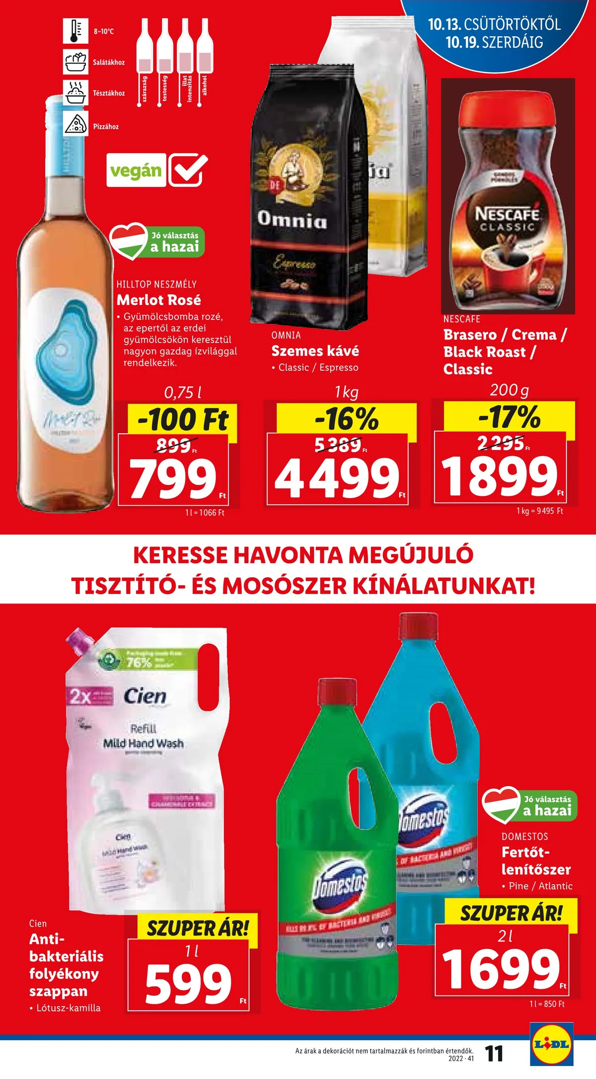Lidl akciós újság 10.13–10.19 – 11. oldal