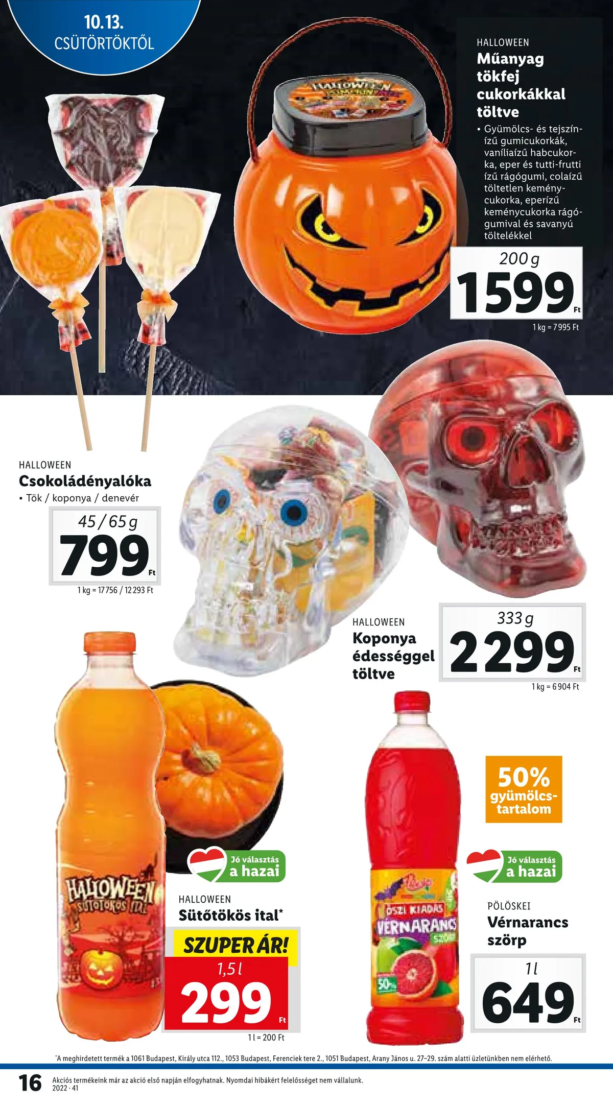 Lidl akciós újság 10.13–10.19 – 16. oldal