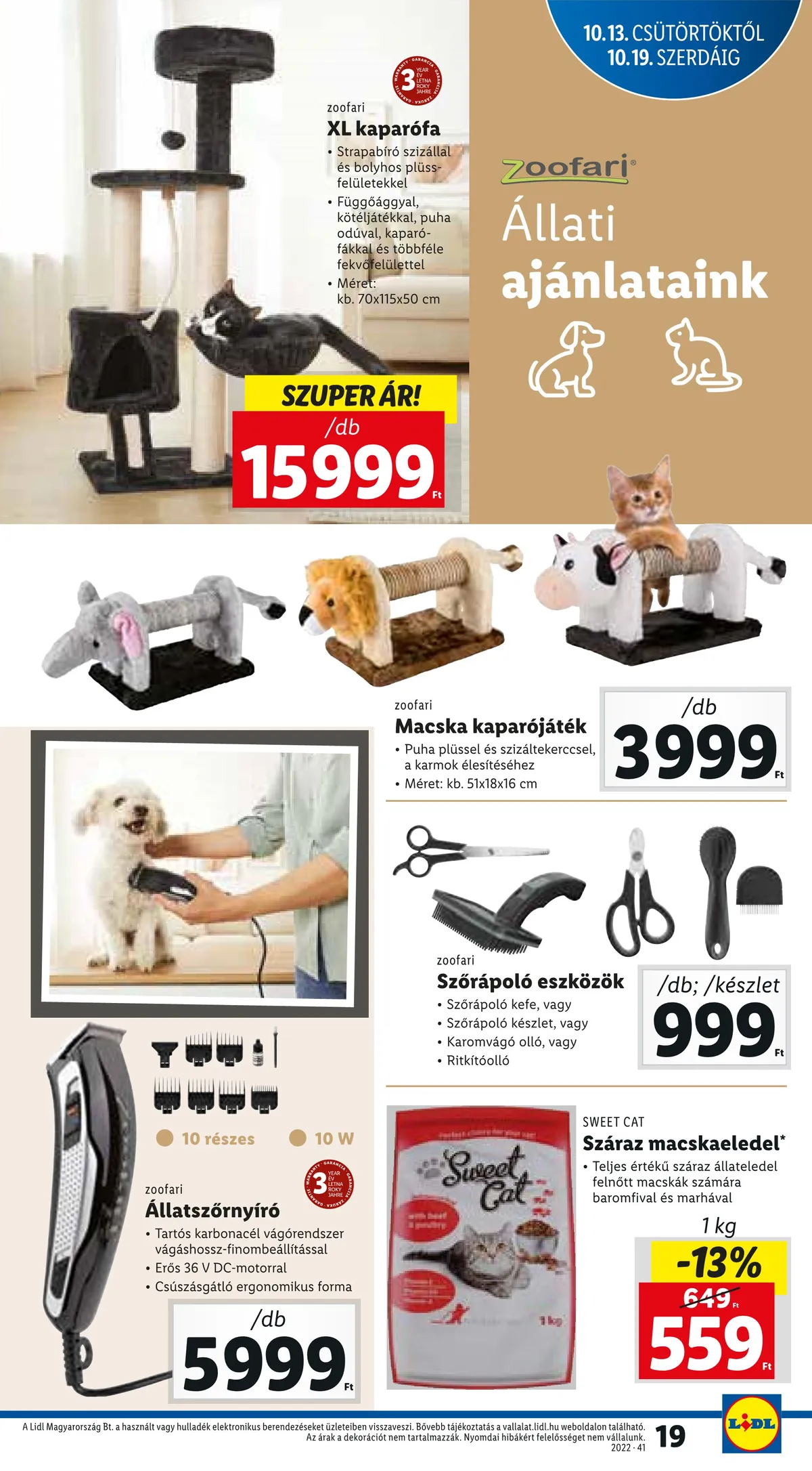 Lidl akciós újság 10.13–10.19 – 19. oldal
