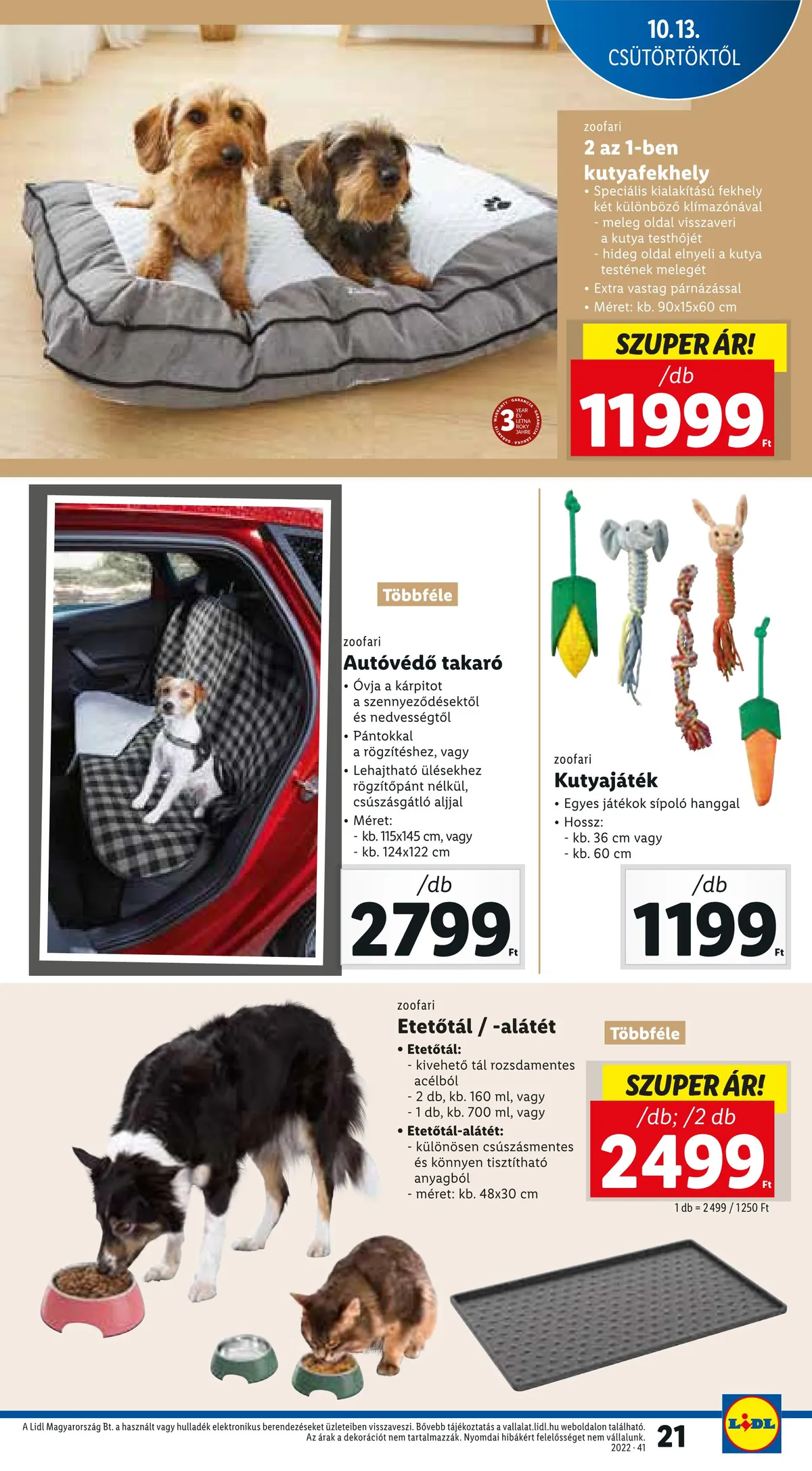 Lidl akciós újság 10.13–10.19 – 21. oldal