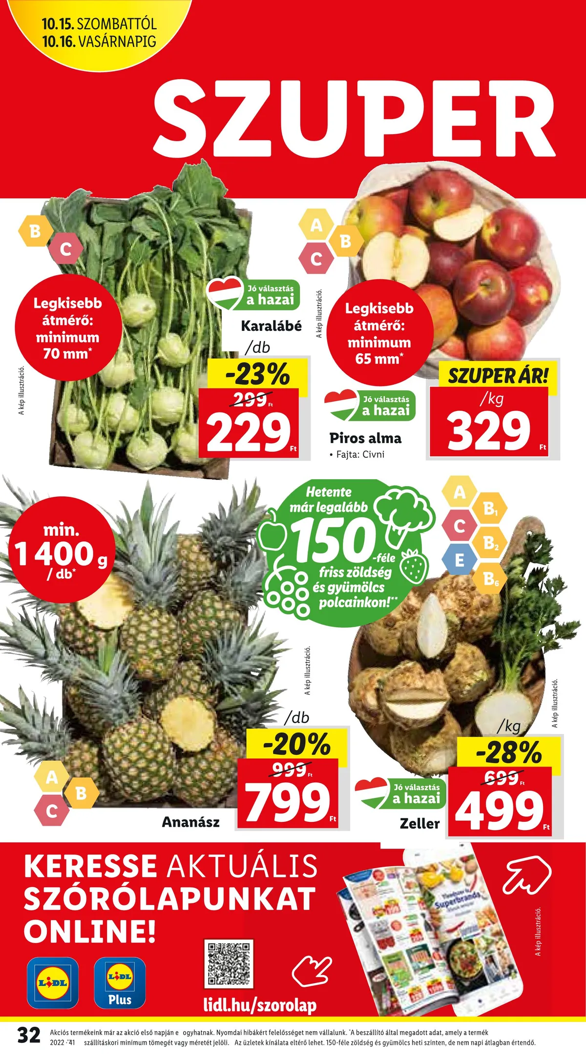 Lidl akciós újság 10.13–10.19 – 32. oldal