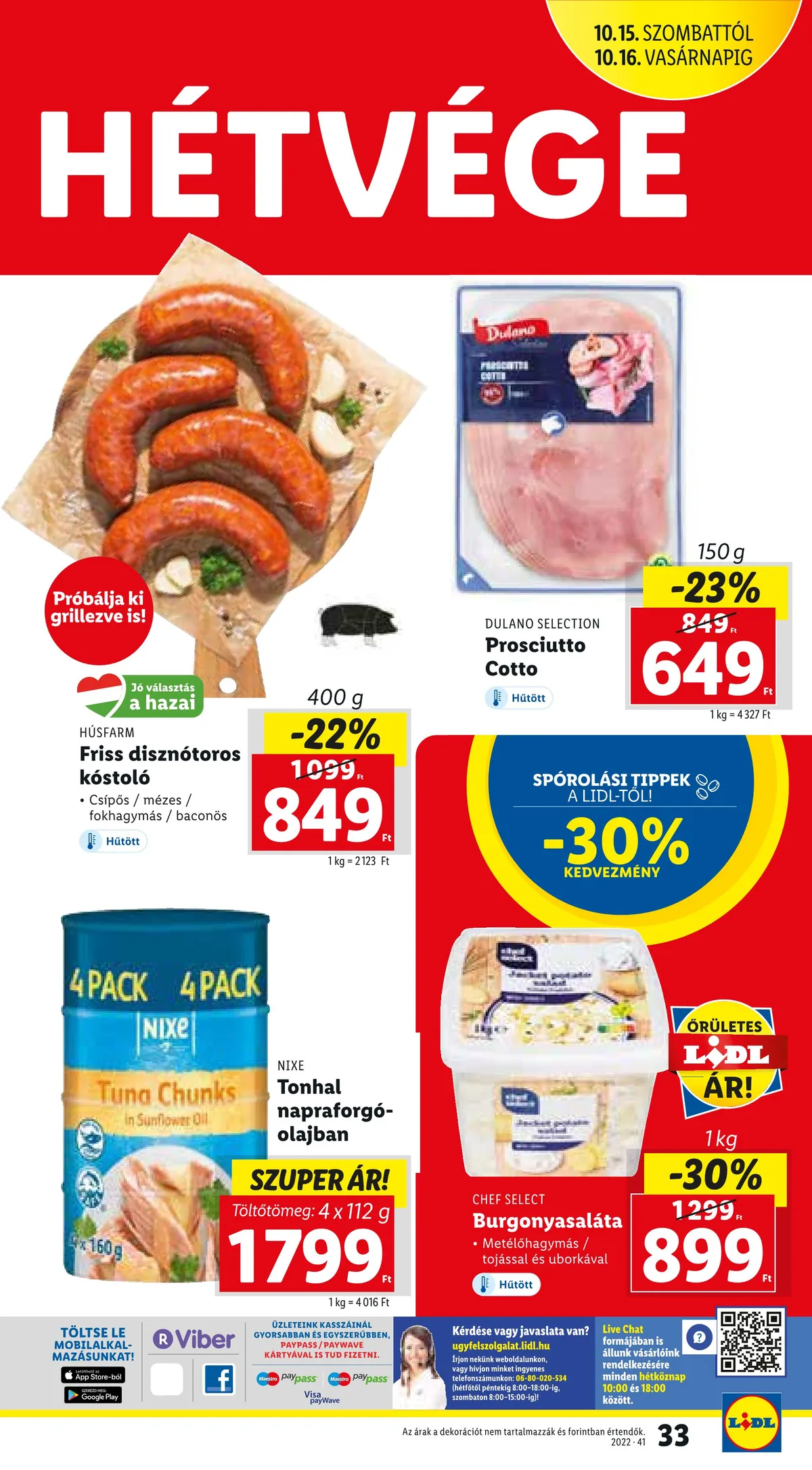 Lidl akciós újság 10.13–10.19 – 33. oldal