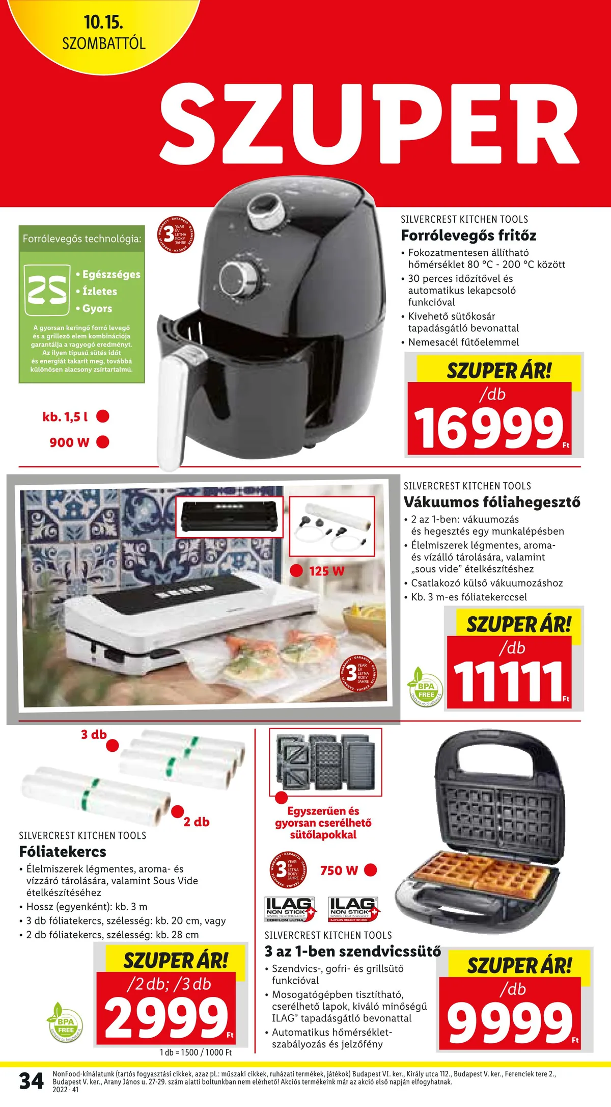 Lidl akciós újság 10.13–10.19 – 34. oldal