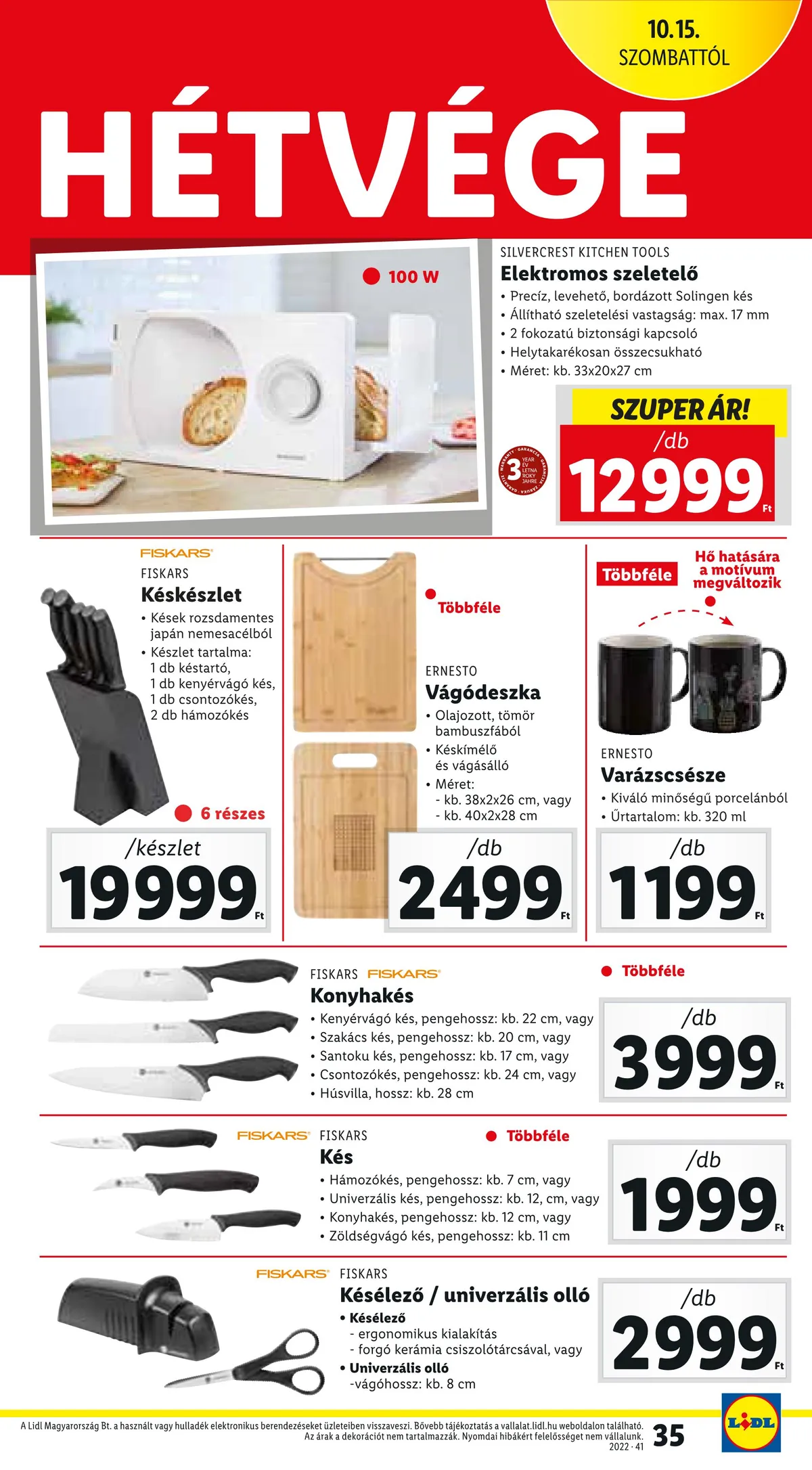 Lidl akciós újság 10.13–10.19 – 35. oldal