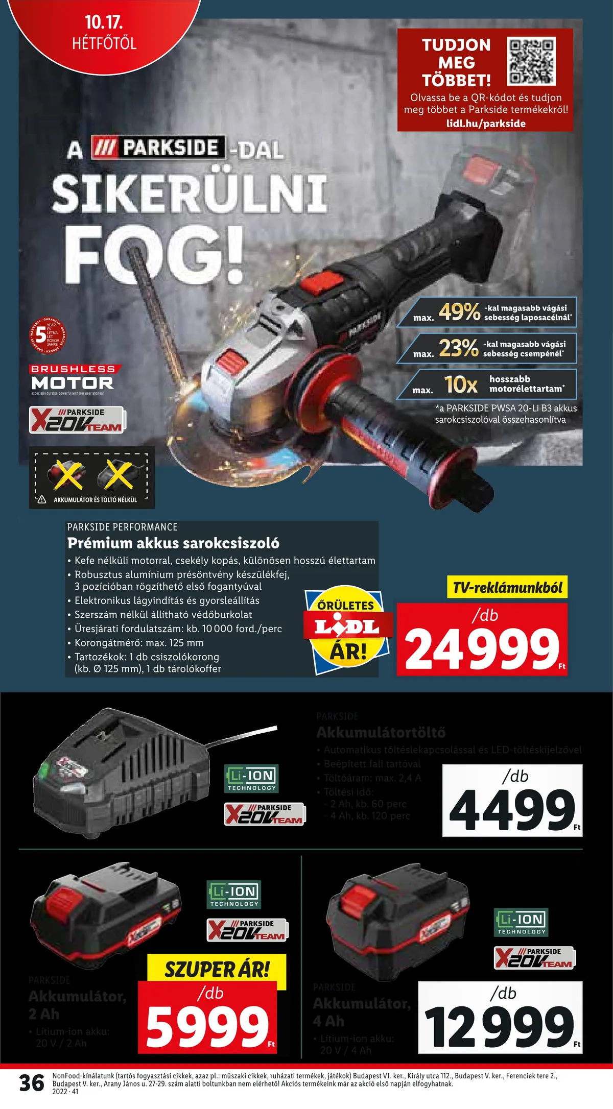 Lidl akciós újság 10.13–10.19 – 36. oldal