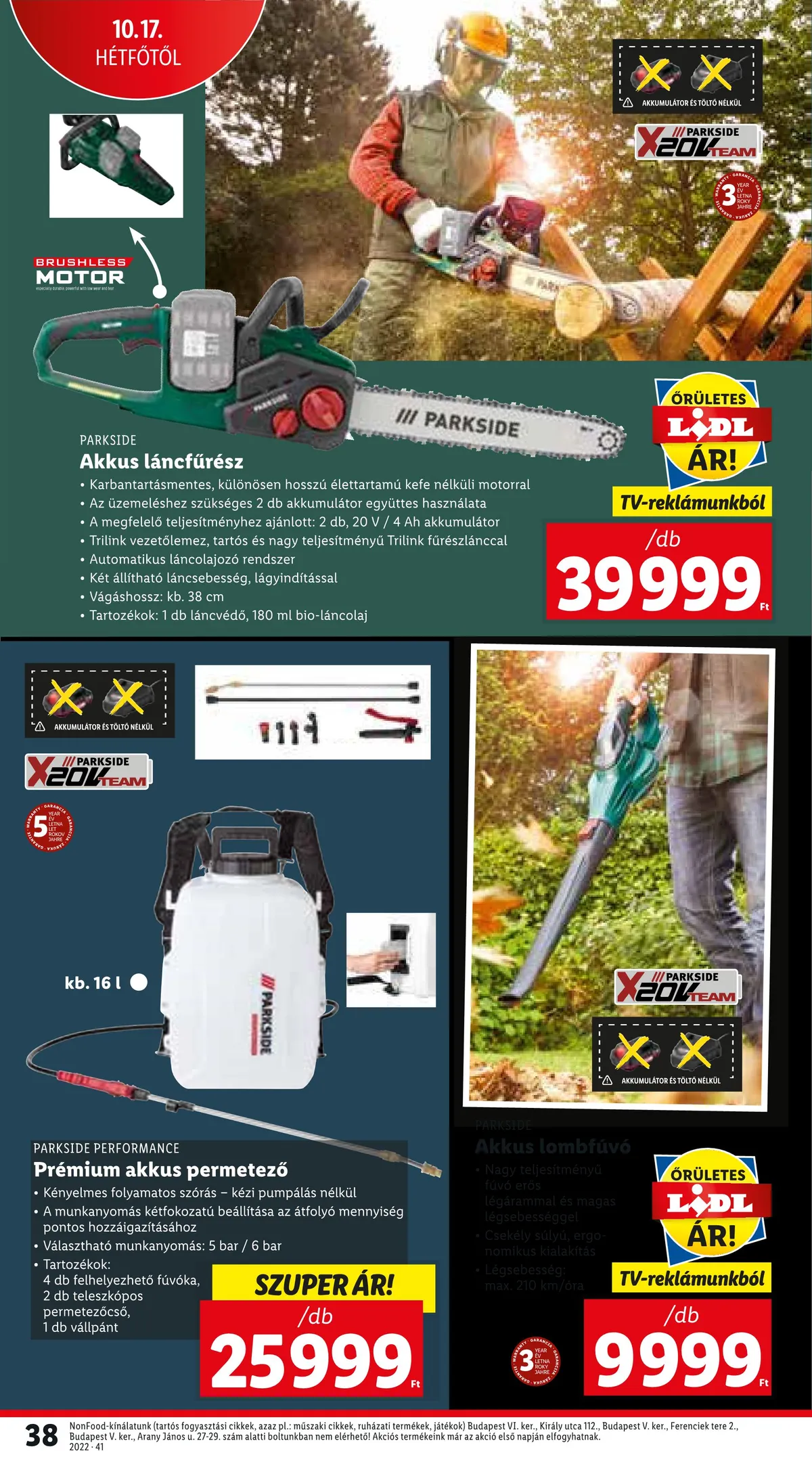 Lidl akciós újság 10.13–10.19 – 38. oldal