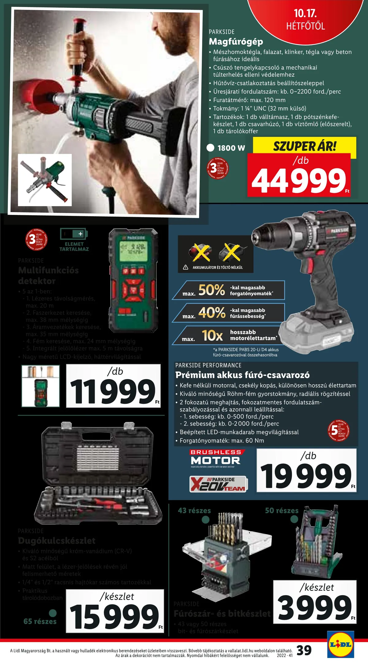 Lidl akciós újság 10.13–10.19 – 39. oldal