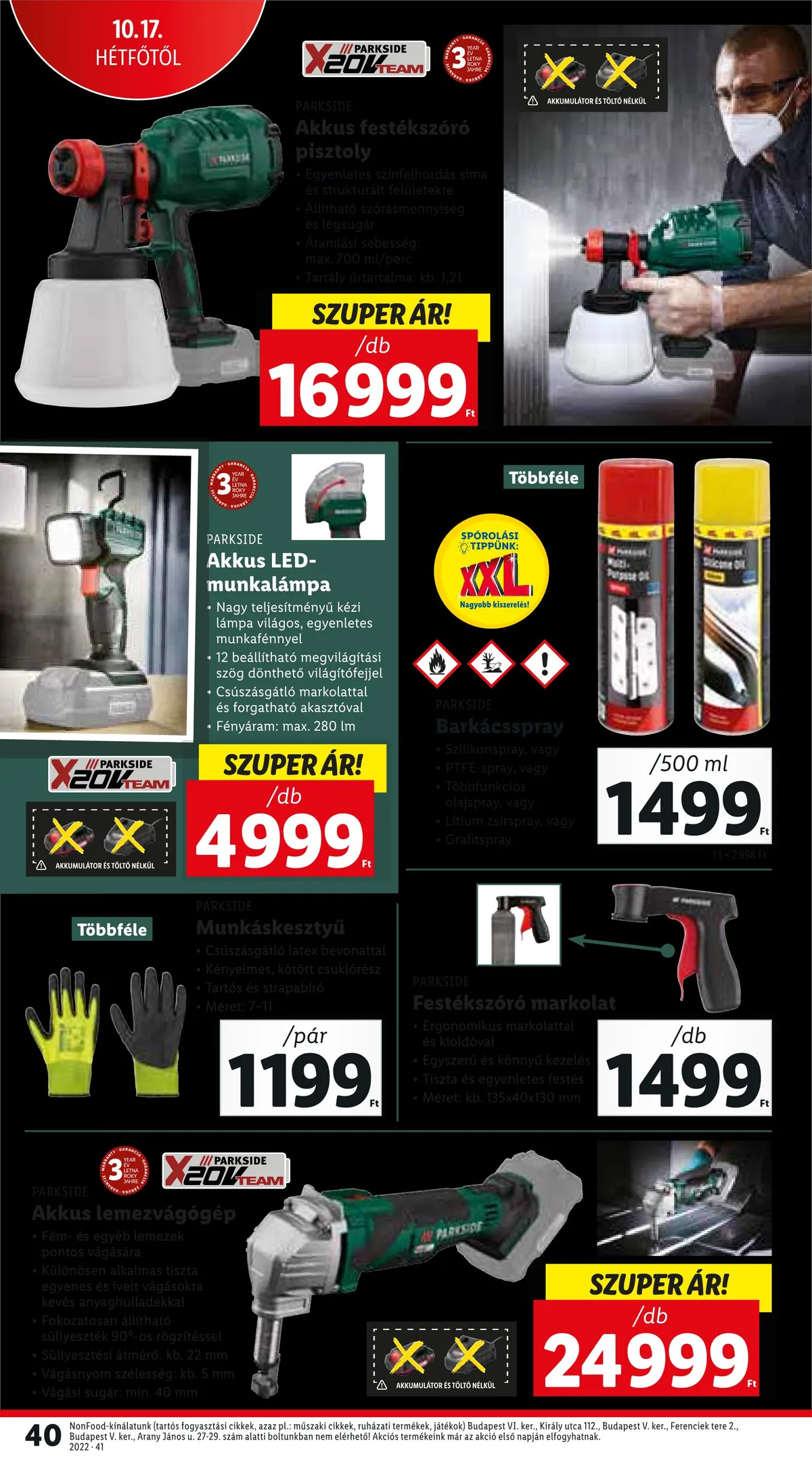Lidl akciós újság 10.13–10.19 – 40. oldal
