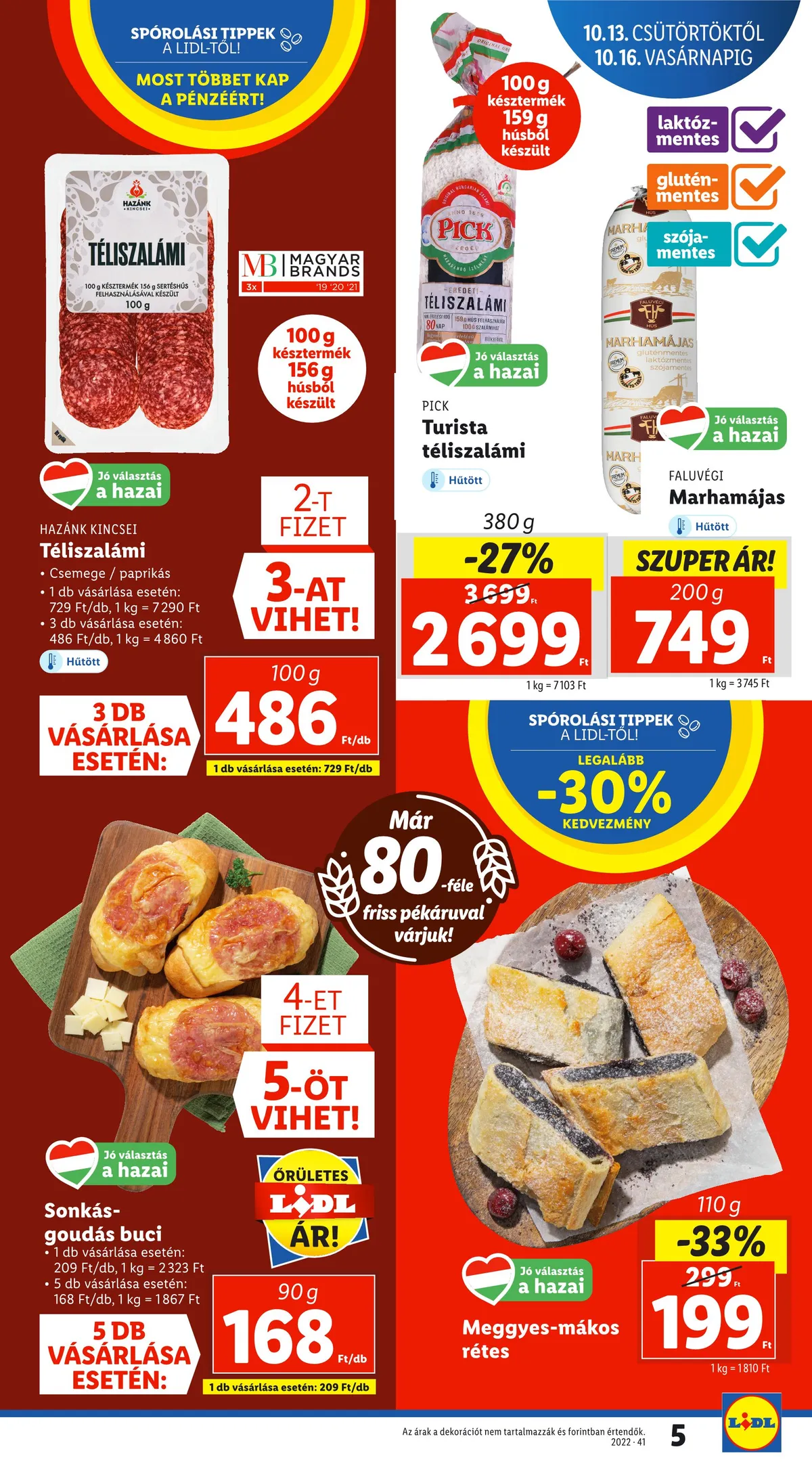 Lidl akciós újság 10.13–10.19 – 5. oldal