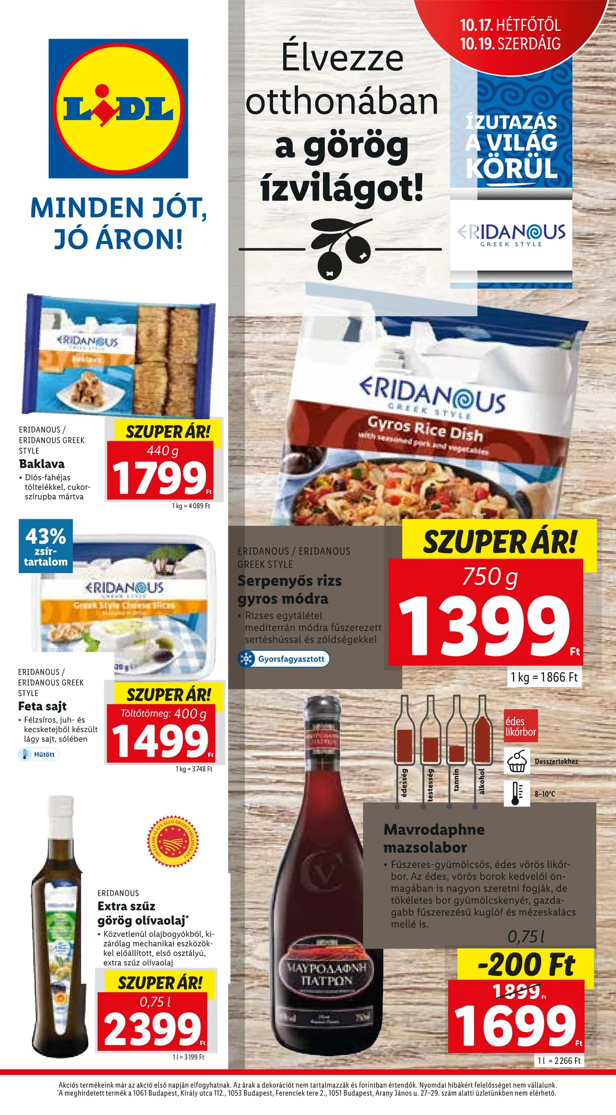 Lidl akciós újság 10.13–10.19 – 50. oldal