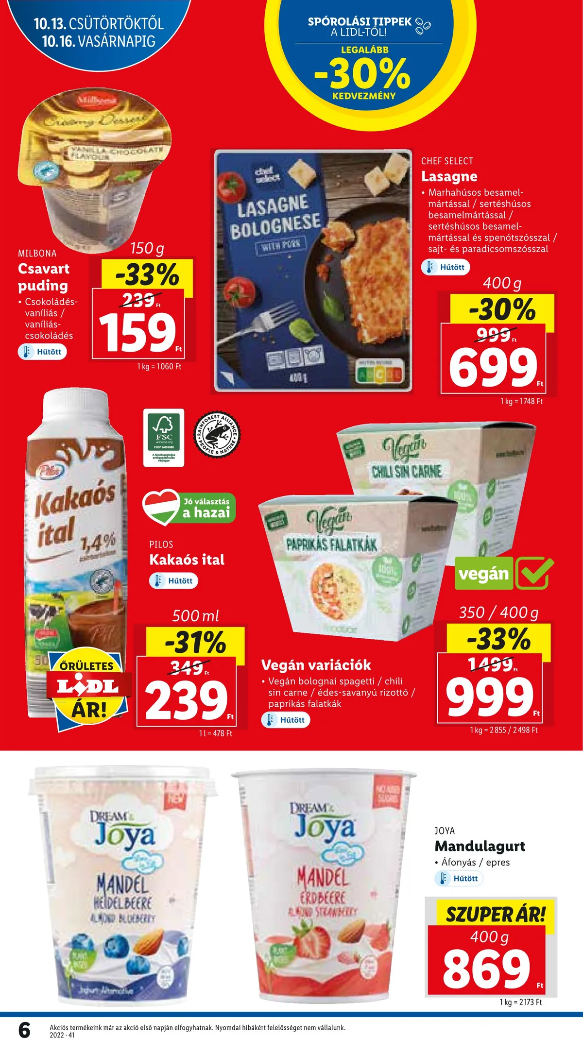 Lidl akciós újság 10.13–10.19 – 6. oldal