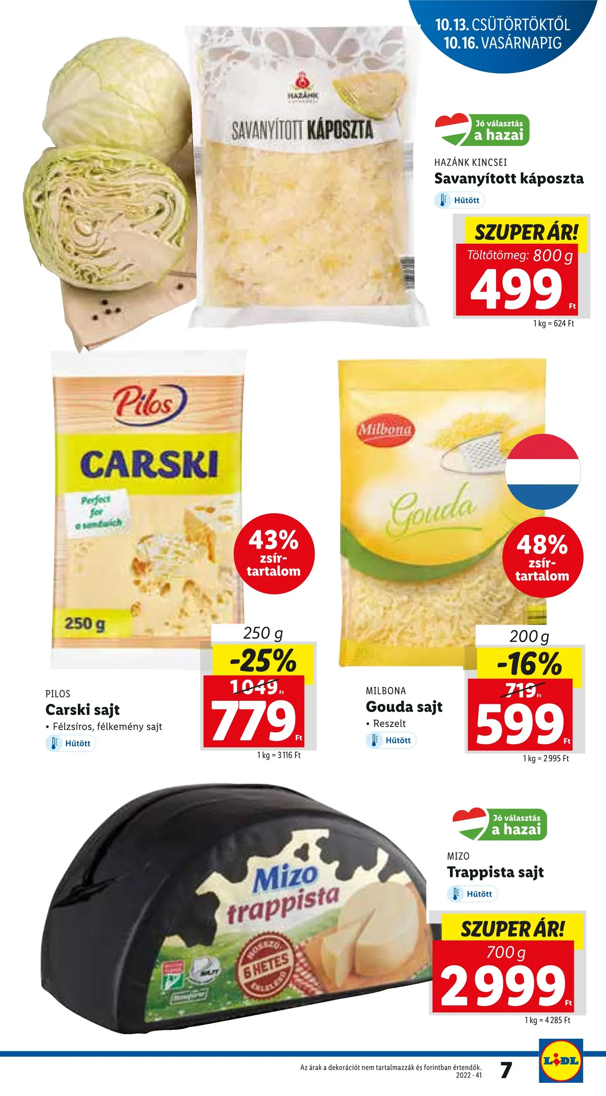 Lidl akciós újság 10.13–10.19 – 7. oldal
