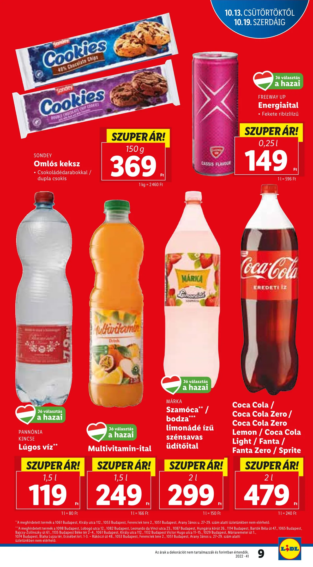 Lidl akciós újság 10.13–10.19 – 9. oldal