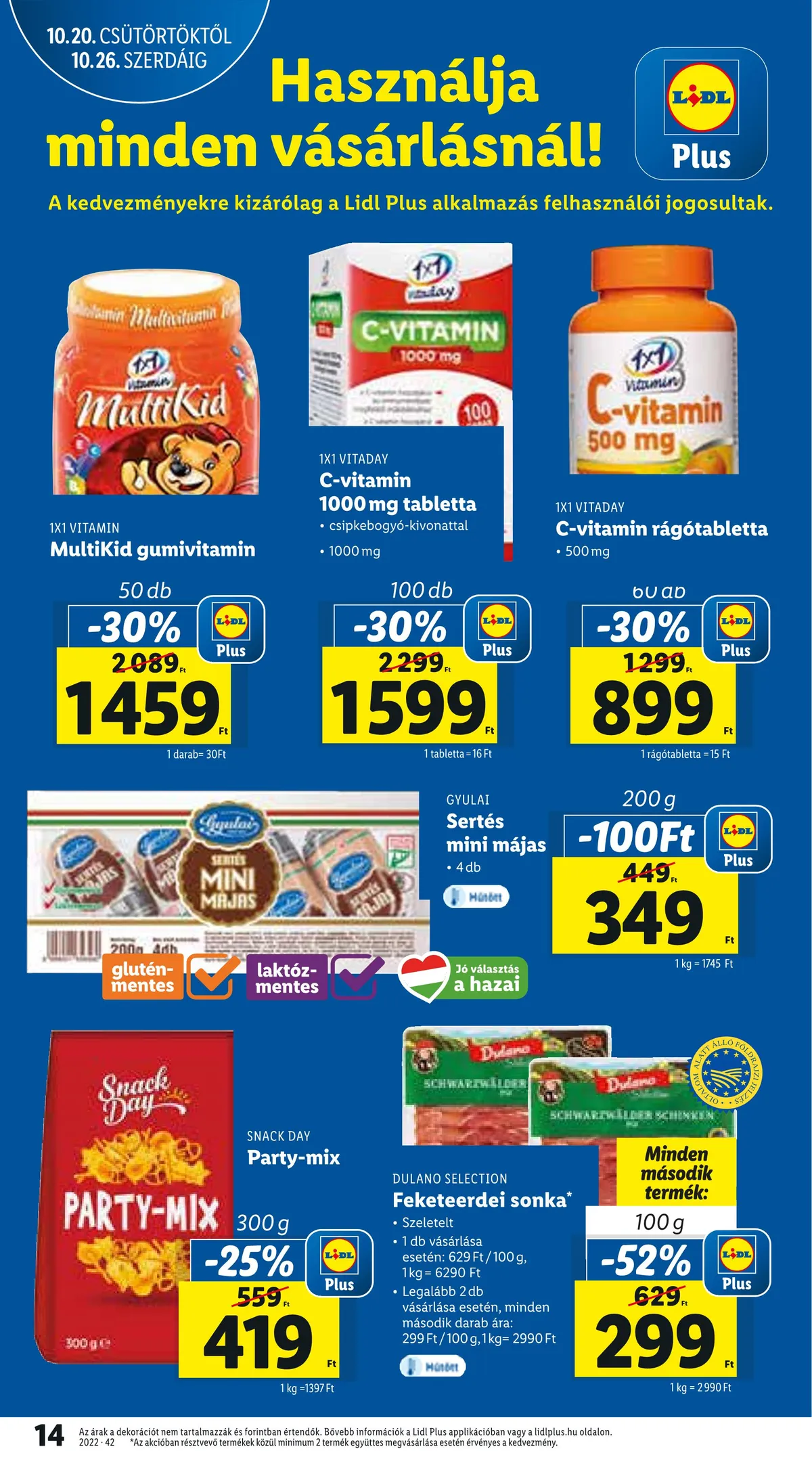 Lidl akciós újság 10.20–10.26 – 14. oldal