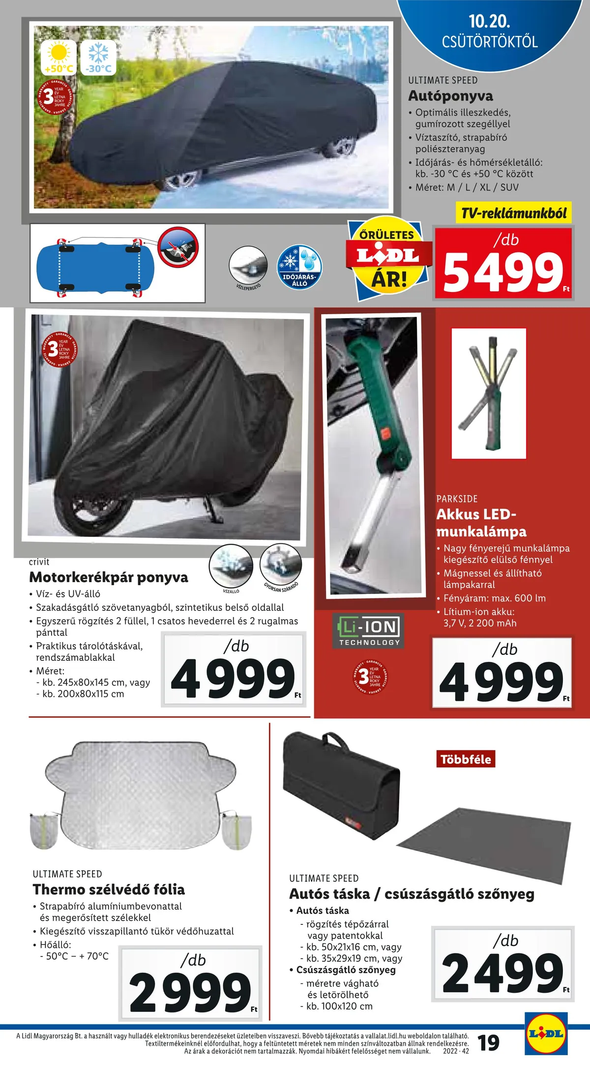 Lidl akciós újság 10.20–10.26 – 19. oldal