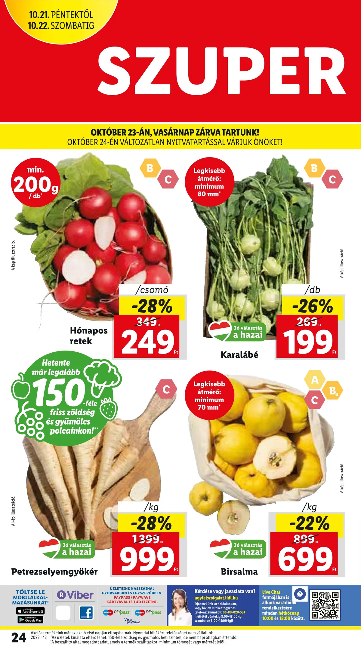 Lidl akciós újság 10.20–10.26 – 24. oldal