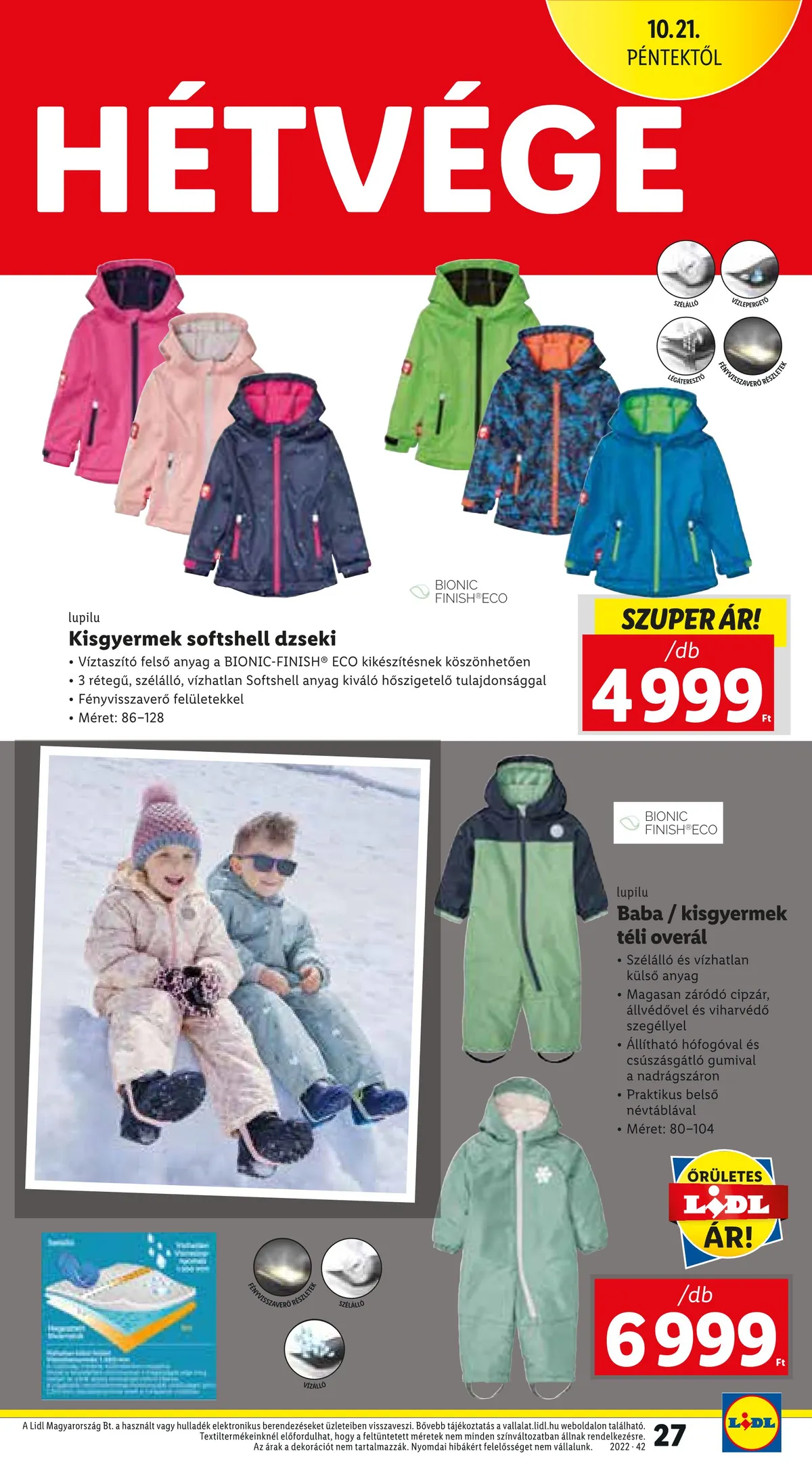 Lidl akciós újság 10.20–10.26 – 27. oldal