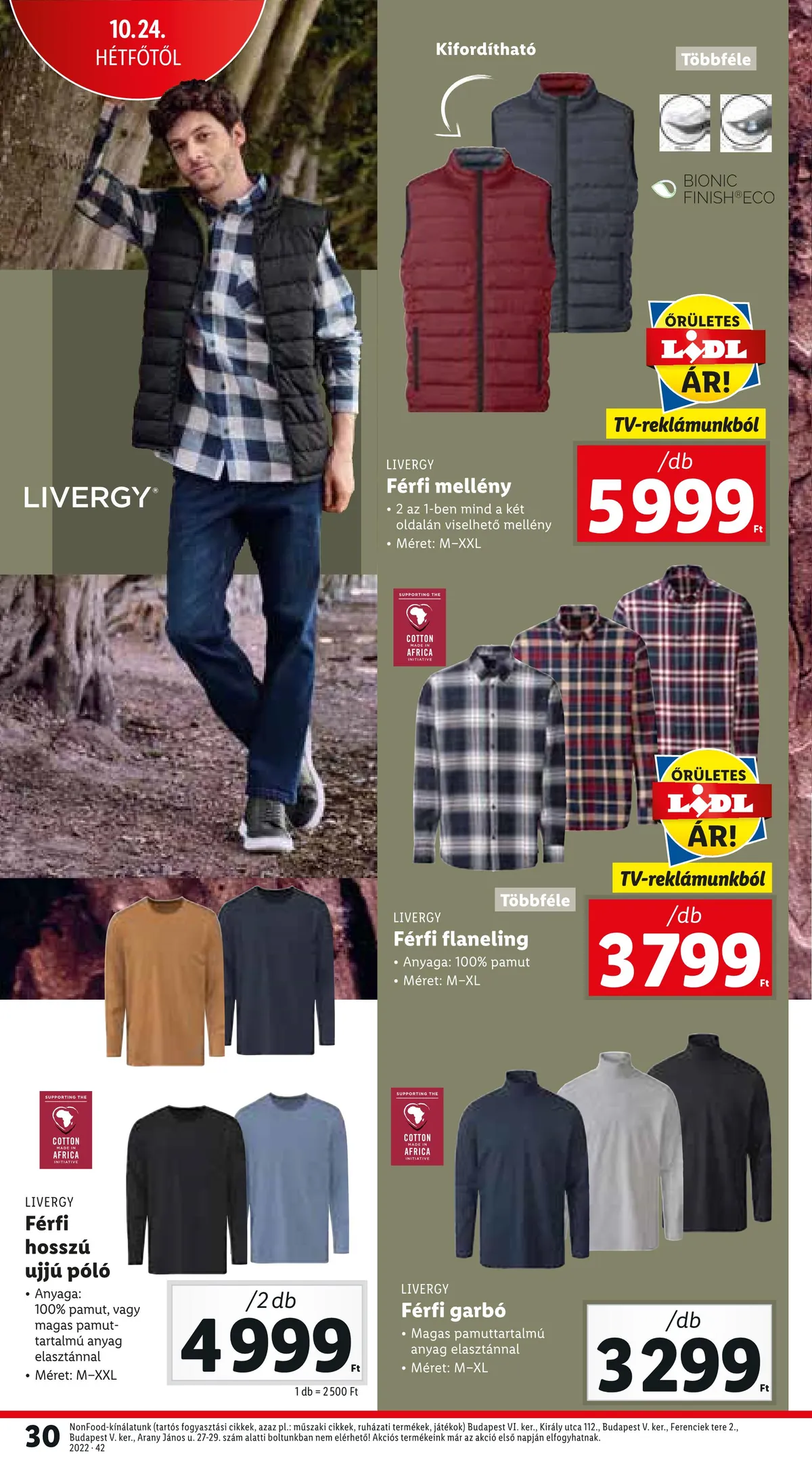 Lidl akciós újság 10.20–10.26 – 30. oldal