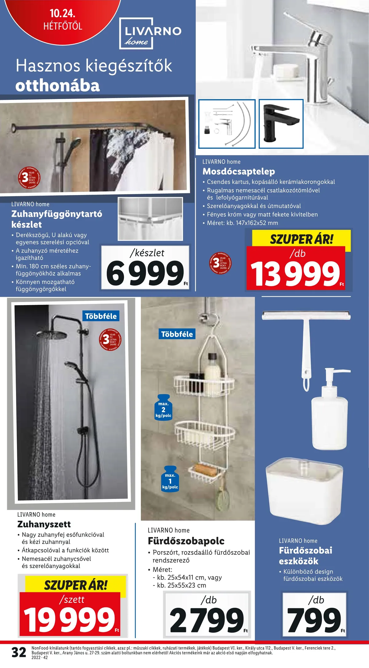 Lidl akciós újság 10.20–10.26 – 32. oldal