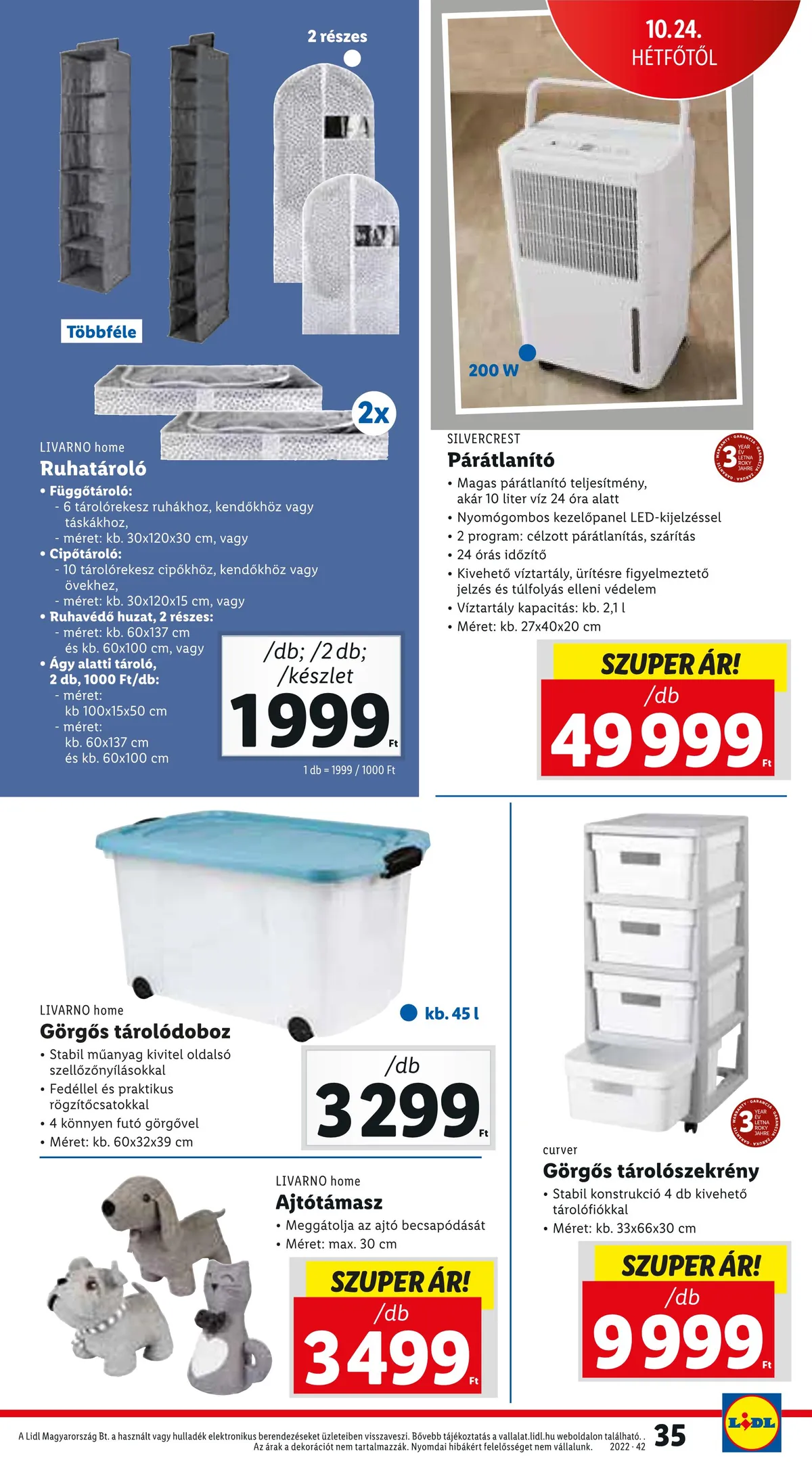 Lidl akciós újság 10.20–10.26 – 35. oldal