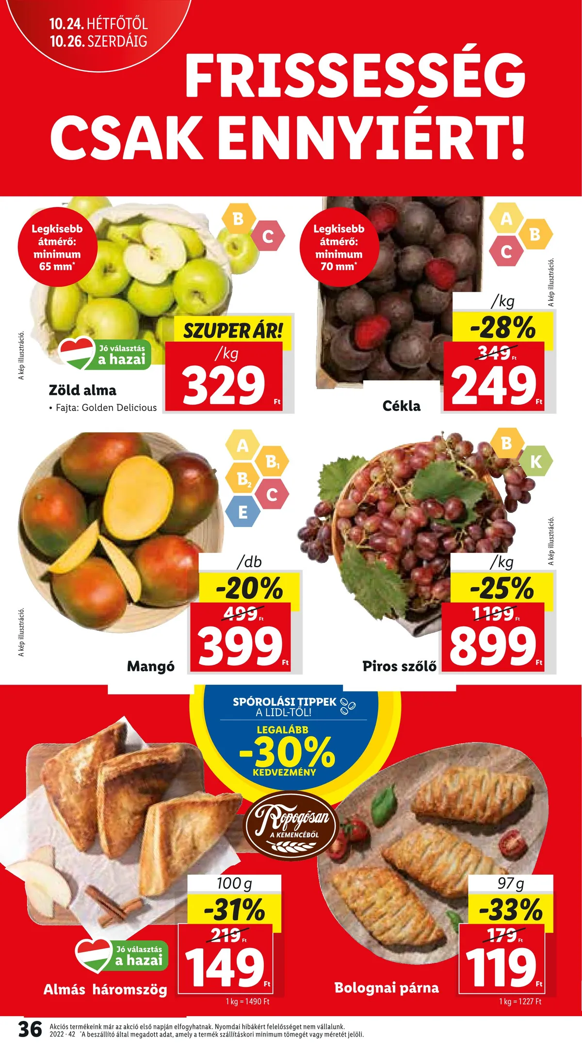 Lidl akciós újság 10.20–10.26 – 36. oldal