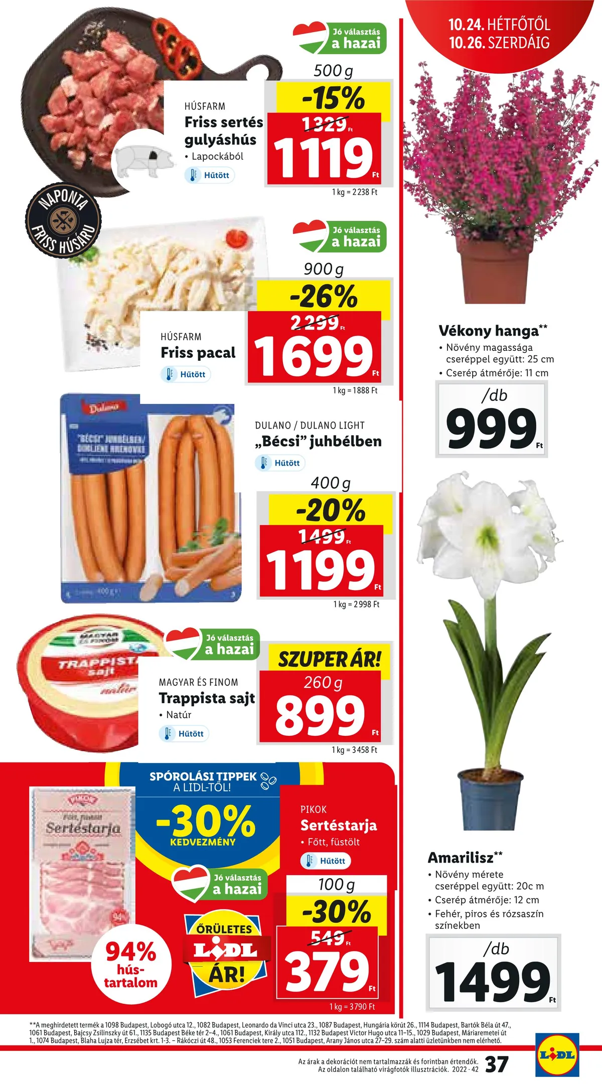 Lidl akciós újság 10.20–10.26 – 37. oldal