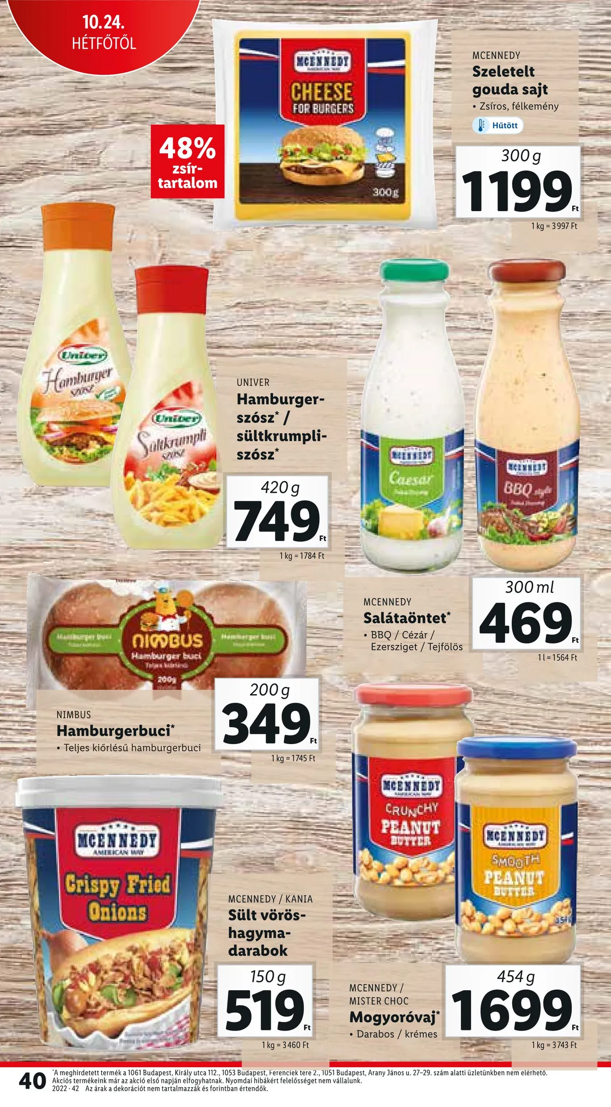 Lidl akciós újság 10.20–10.26 – 40. oldal