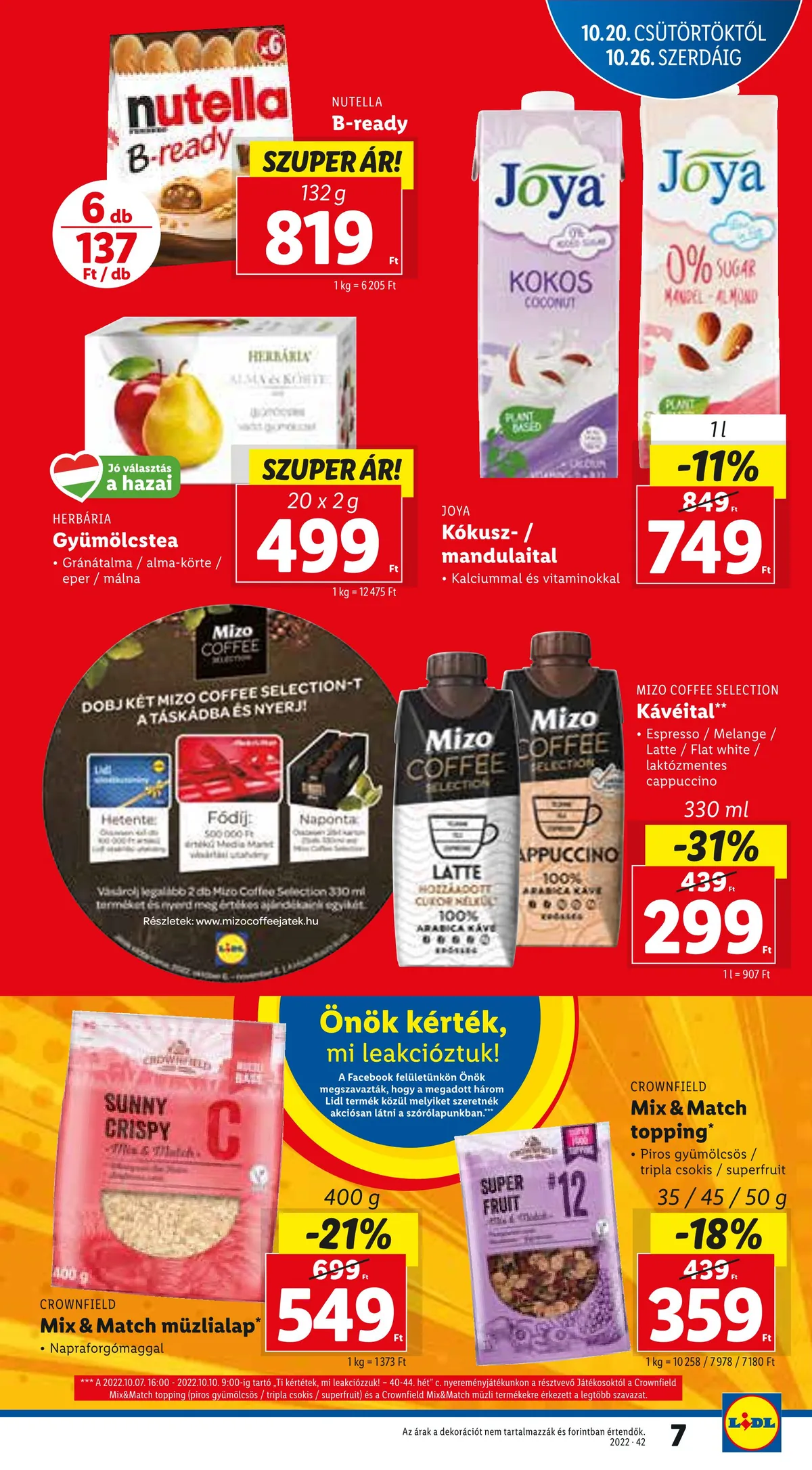 Lidl akciós újság 10.20–10.26 – 7. oldal