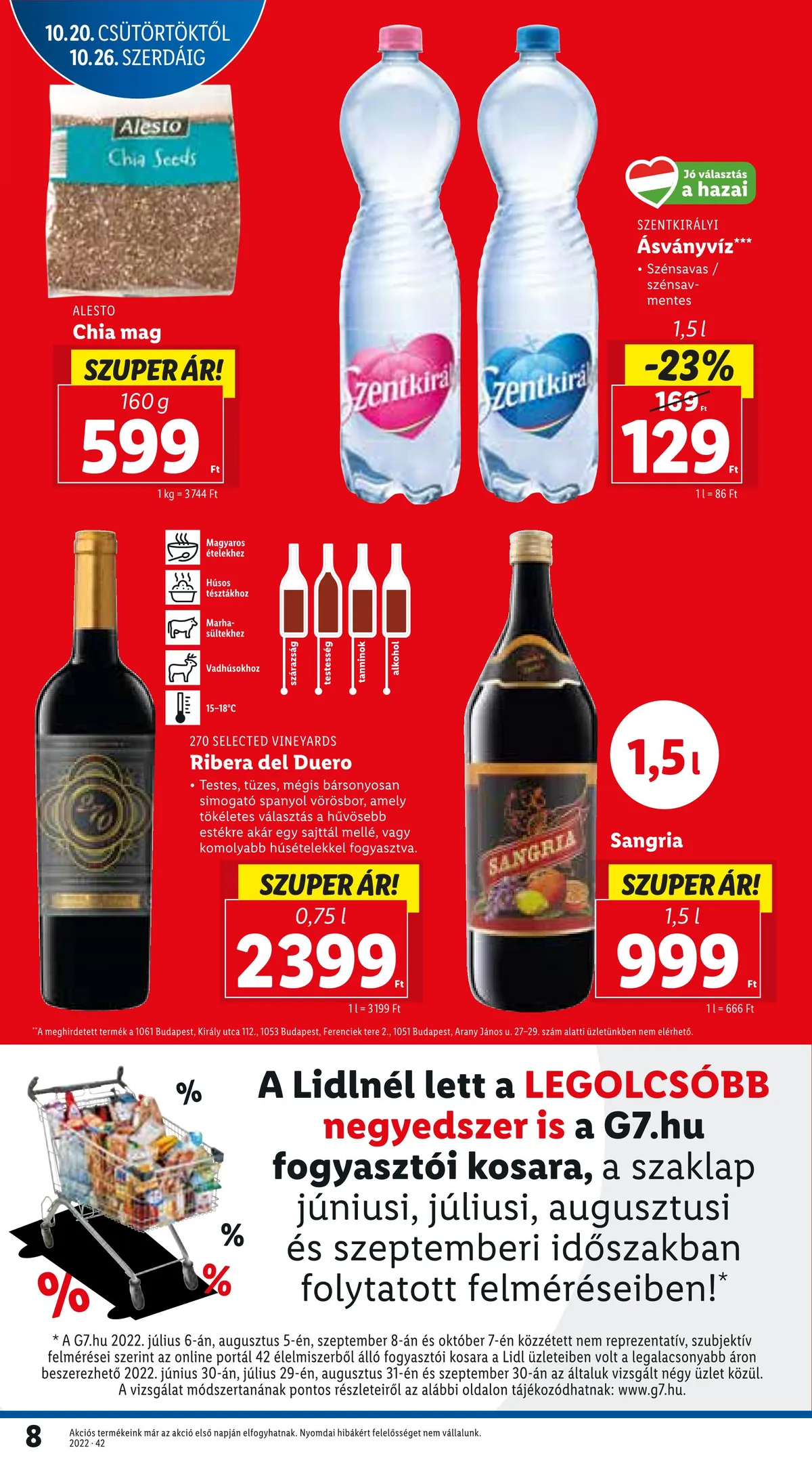 Lidl akciós újság 10.20–10.26 – 8. oldal