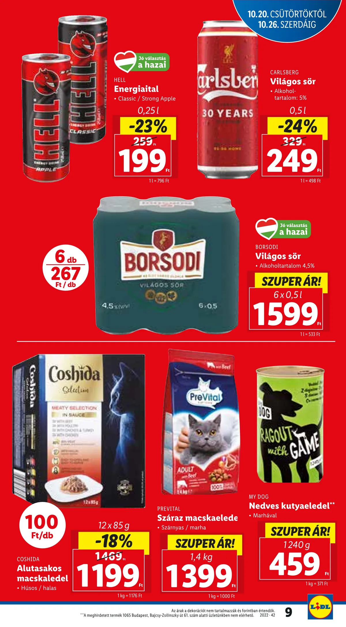 Lidl akciós újság 10.20–10.26 – 9. oldal