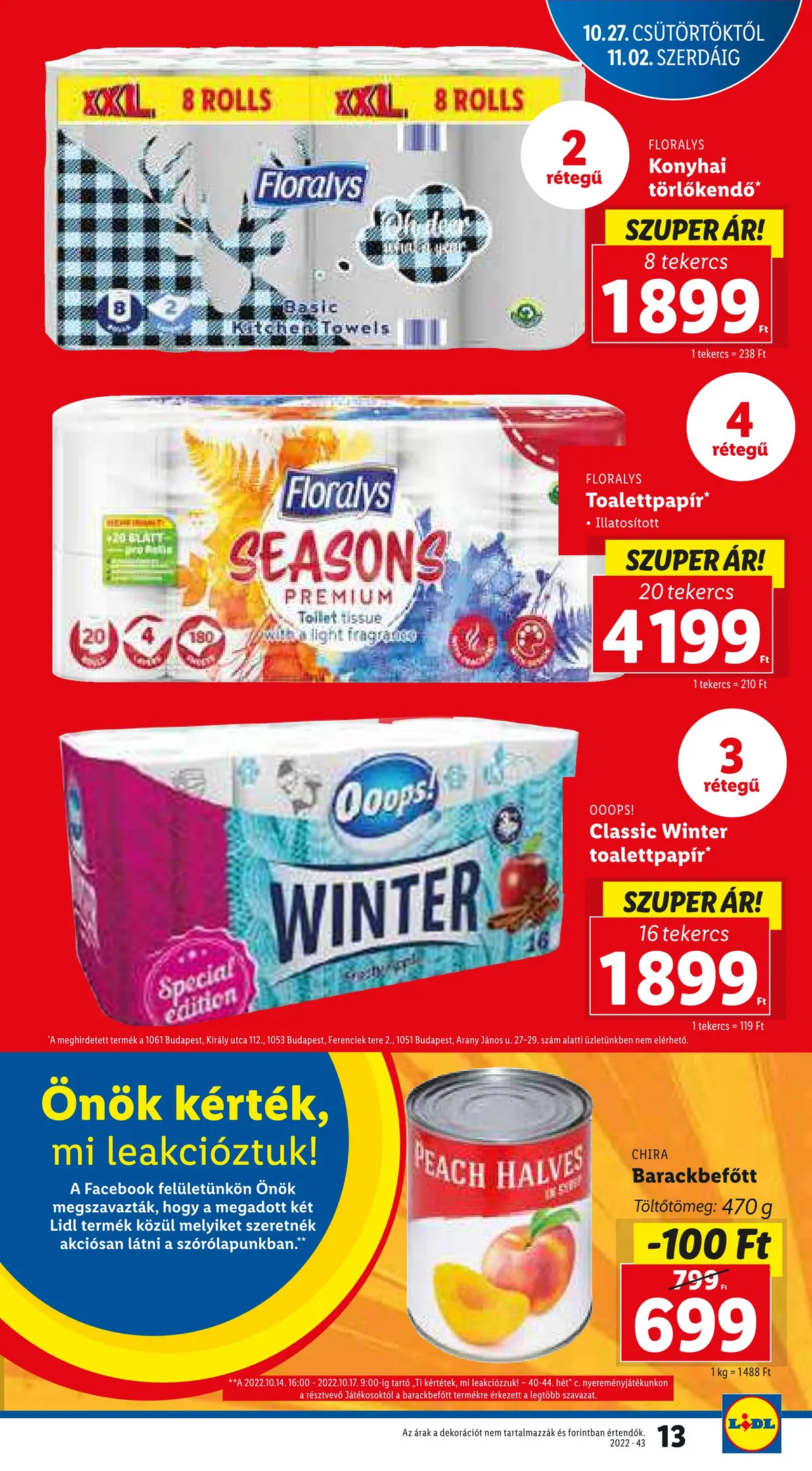 Lidl akciós újság 10.27–11.02 – 13. oldal