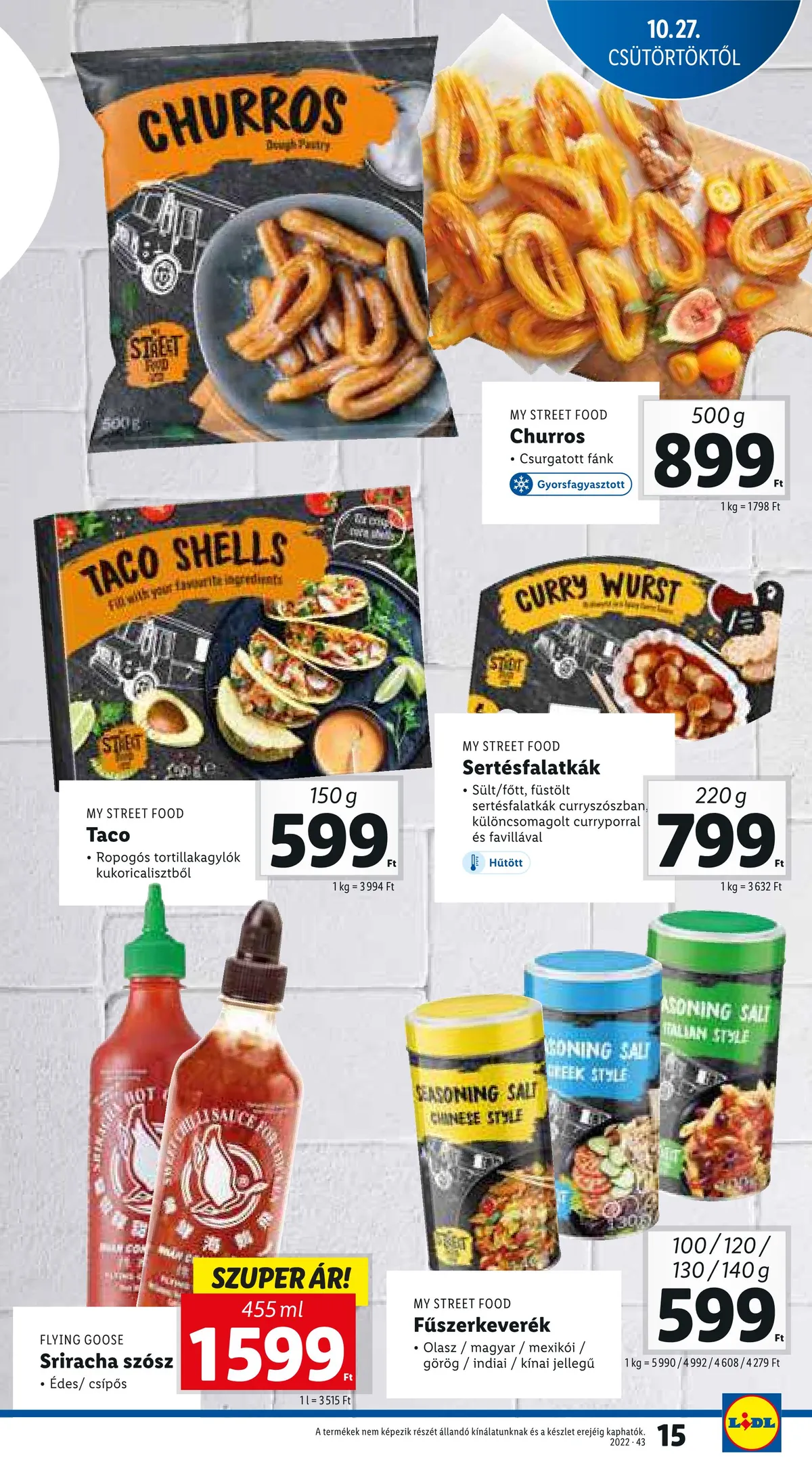 Lidl akciós újság 10.27–11.02 – 15. oldal