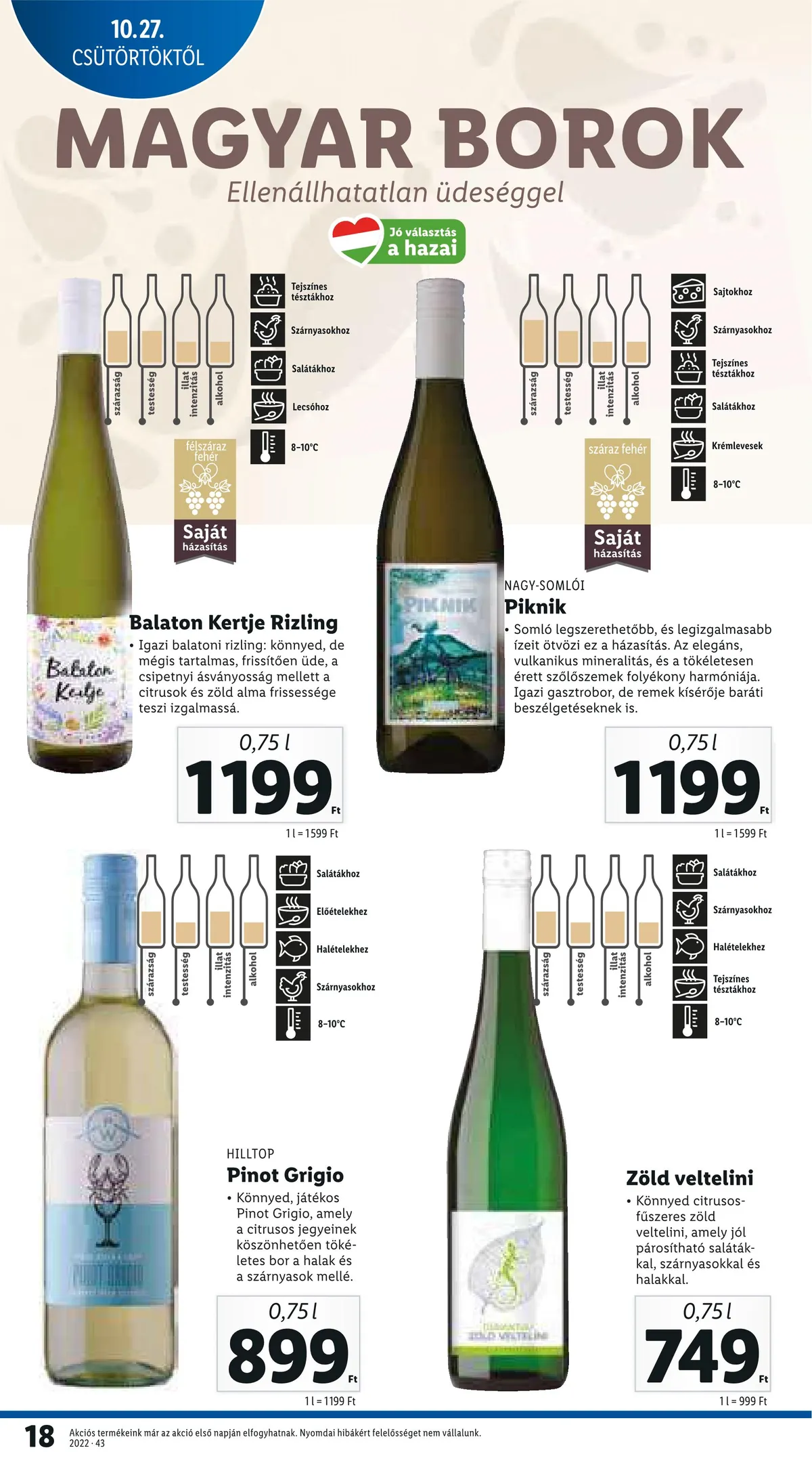 Lidl akciós újság 10.27–11.02 – 18. oldal
