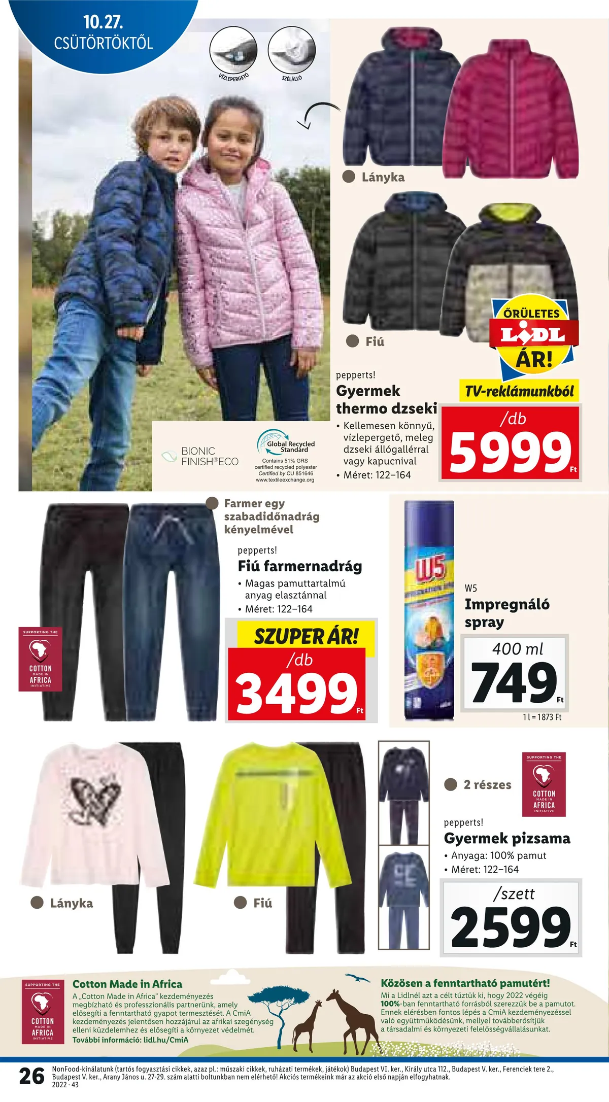 Lidl akciós újság 10.27–11.02 – 26. oldal