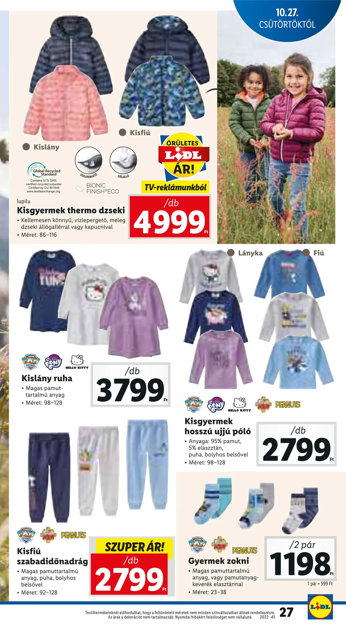 Lidl akciós újság 10.27–11.02 – 27. oldal