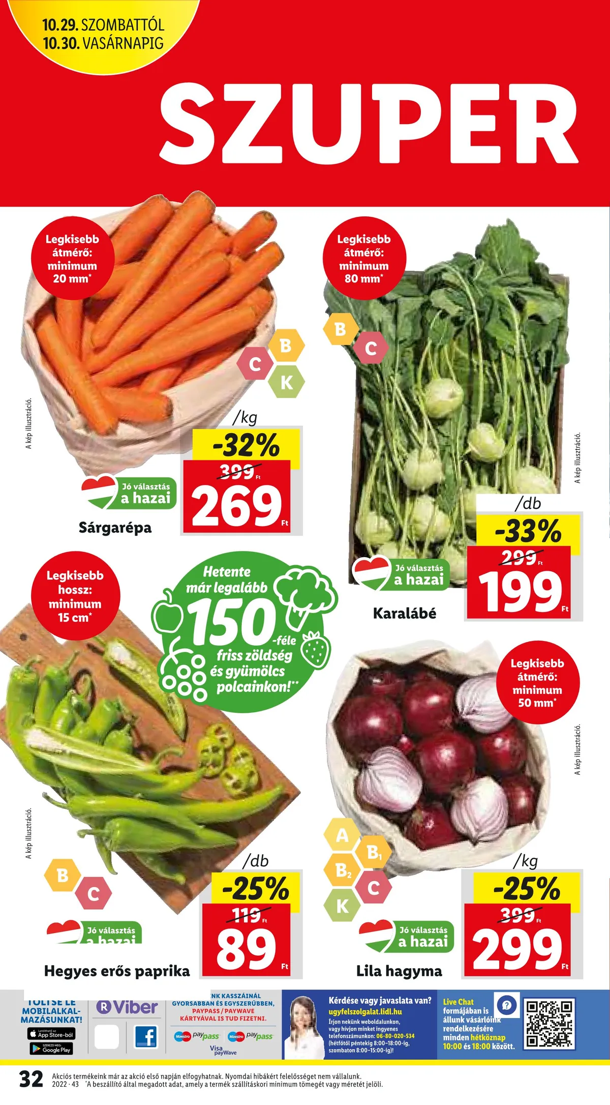 Lidl akciós újság 10.27–11.02 – 32. oldal