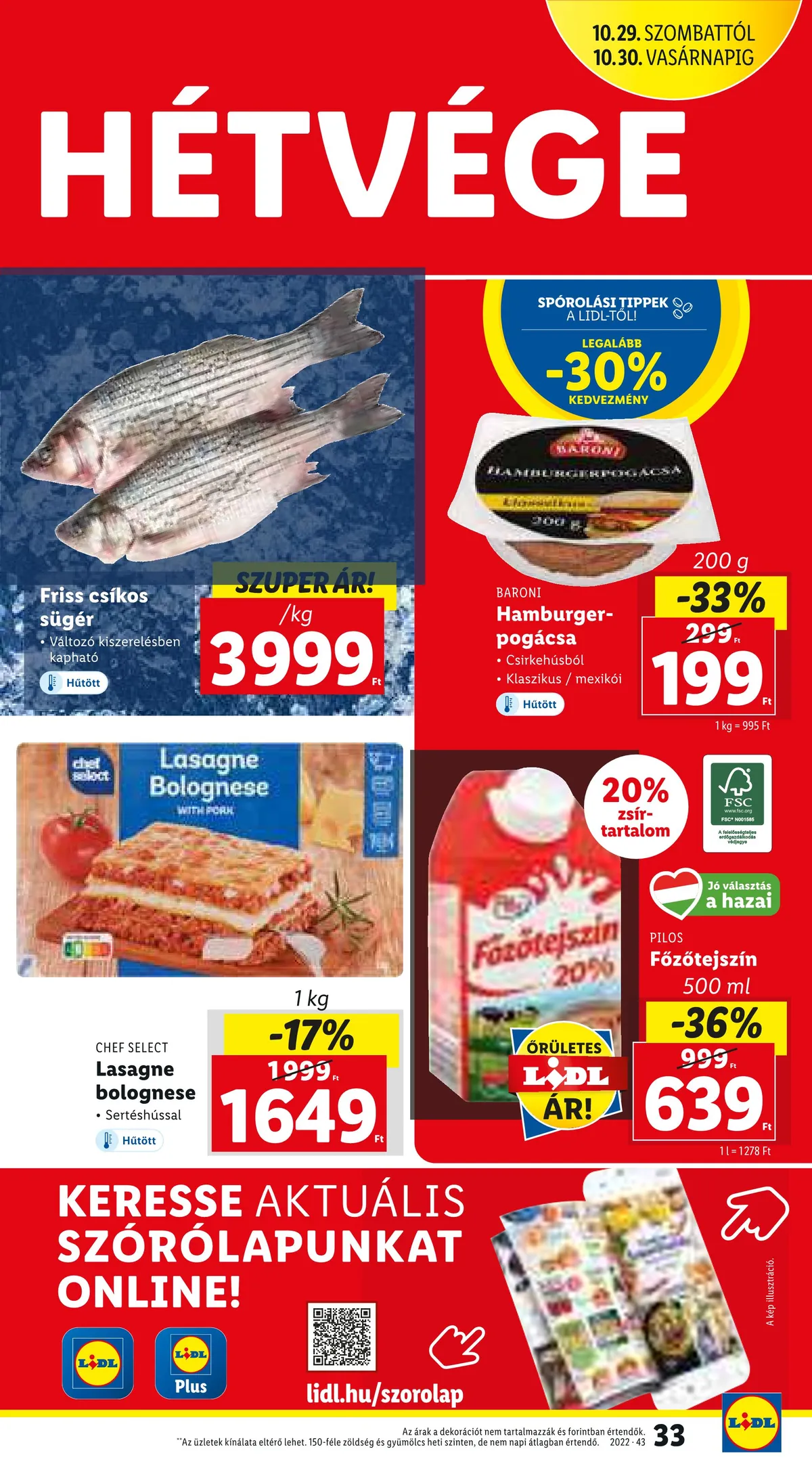 Lidl akciós újság 10.27–11.02 – 33. oldal