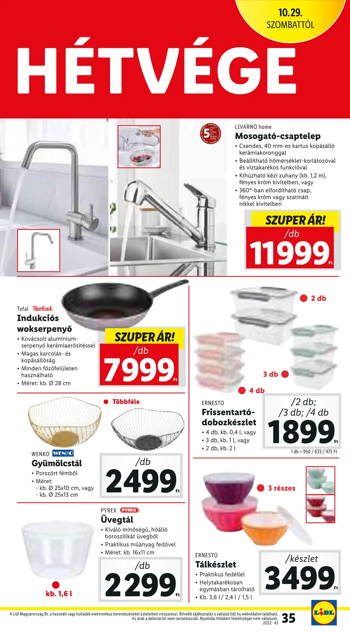 Lidl akciós újság 10.27–11.02 – 35. oldal