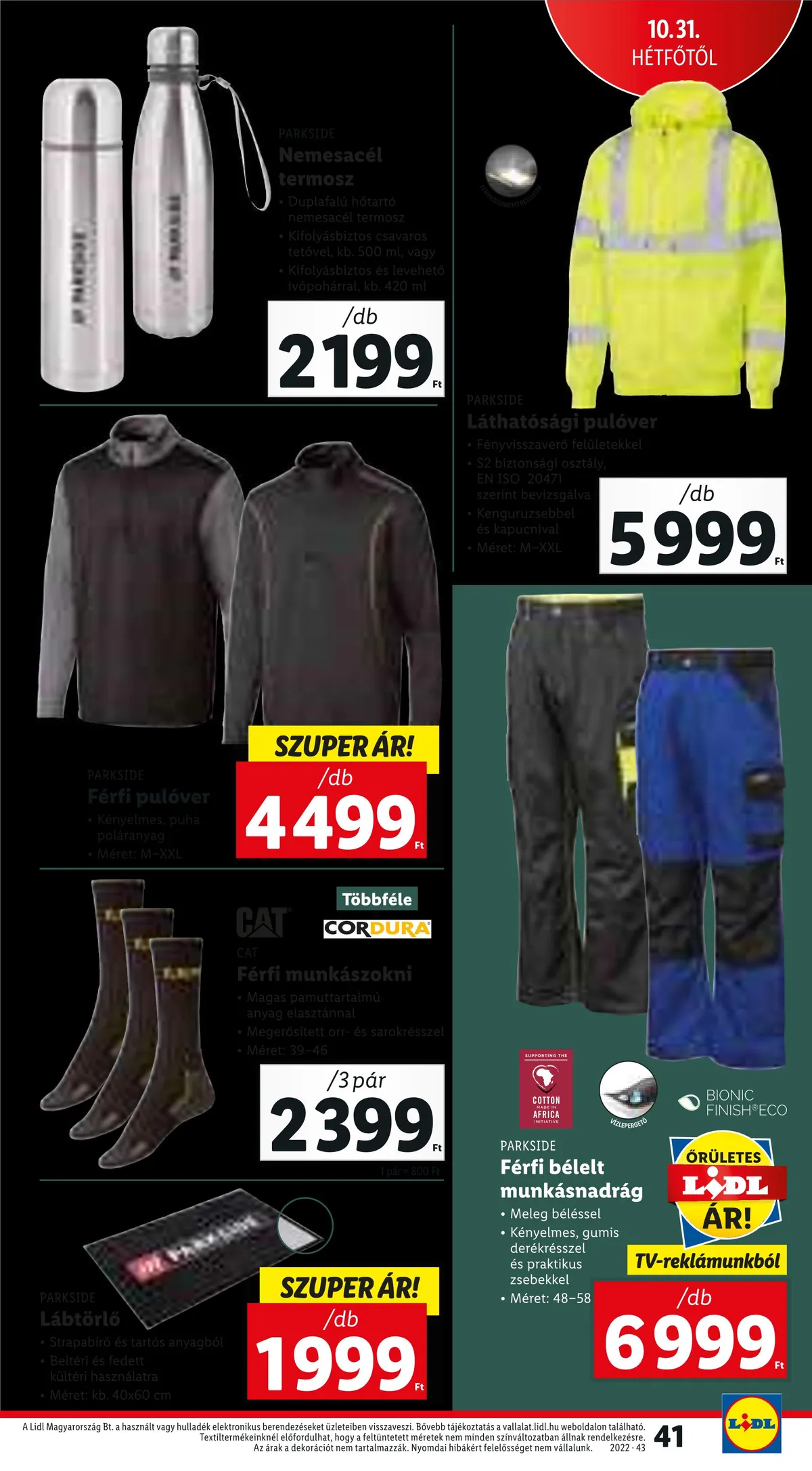 Lidl akciós újság 10.27–11.02 – 41. oldal
