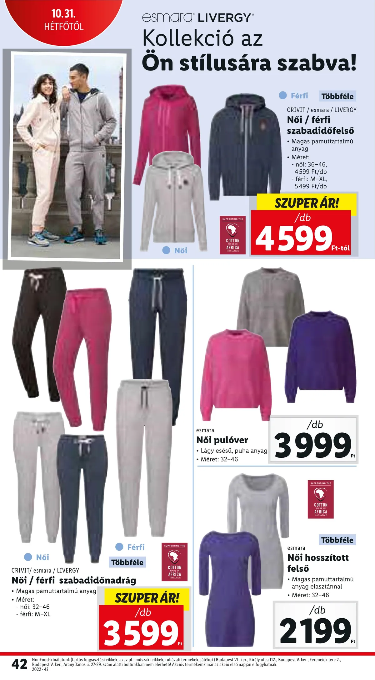 Lidl akciós újság 10.27–11.02 – 42. oldal