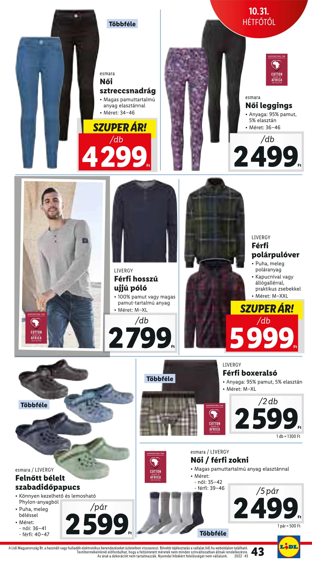 Lidl akciós újság 10.27–11.02 – 43. oldal