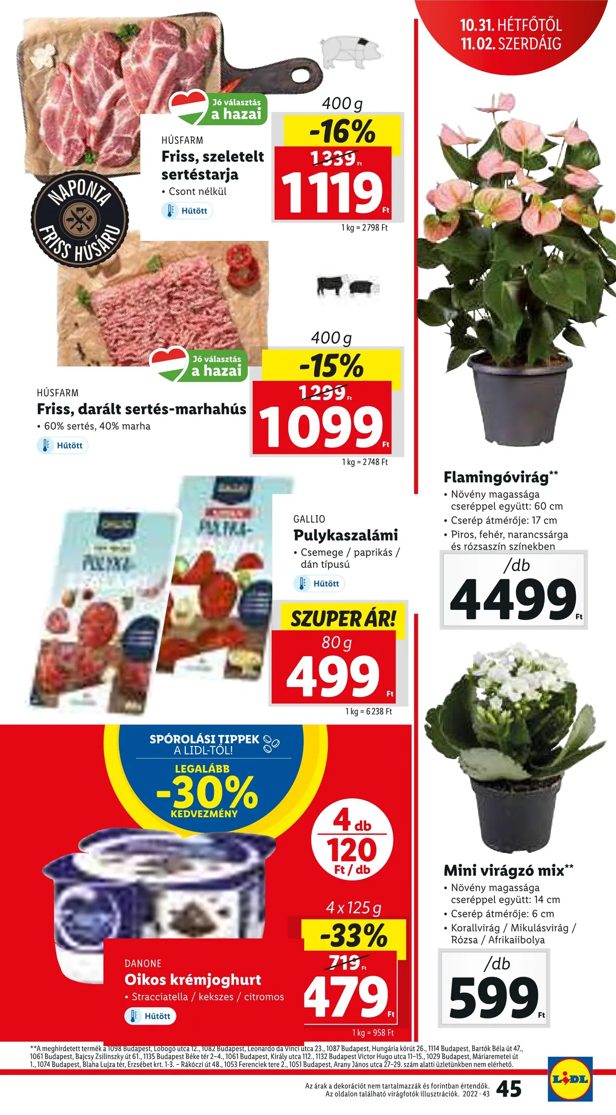 Lidl akciós újság 10.27–11.02 – 45. oldal