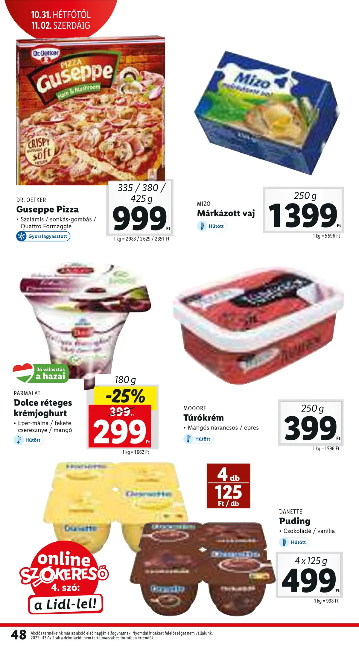 Lidl akciós újság 10.27–11.02 – 48. oldal