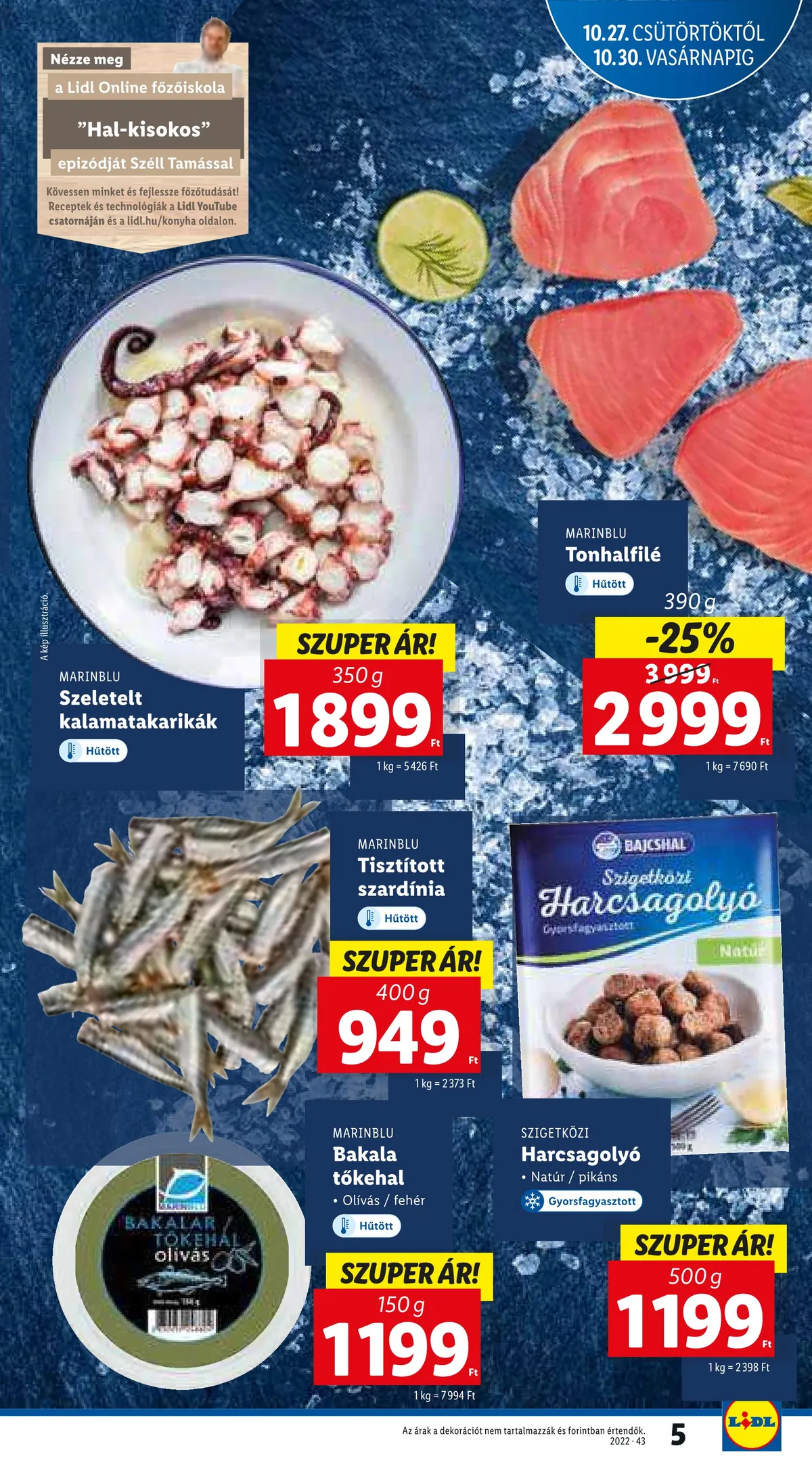 Lidl akciós újság 10.27–11.02 – 5. oldal