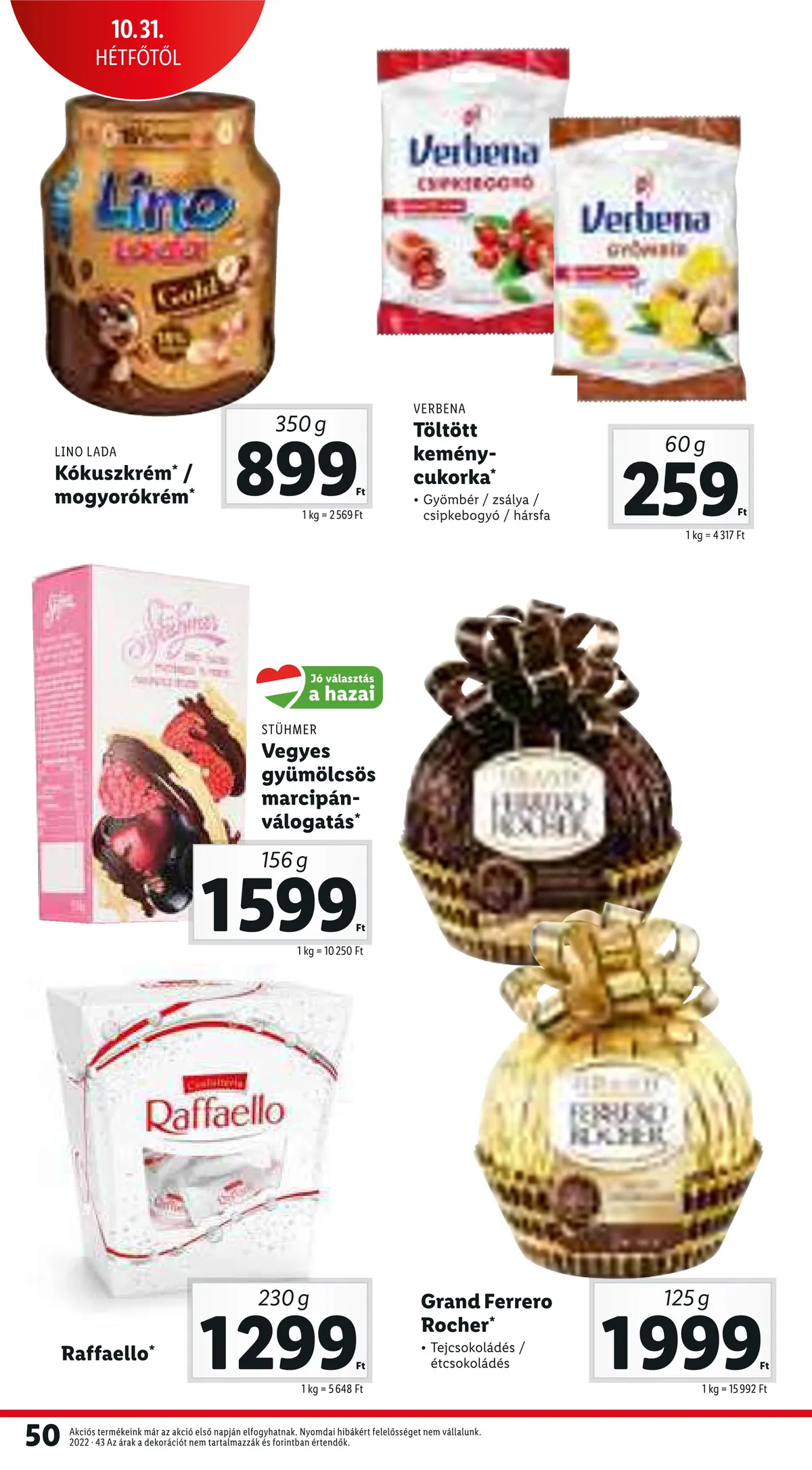 Lidl akciós újság 10.27–11.02 – 50. oldal