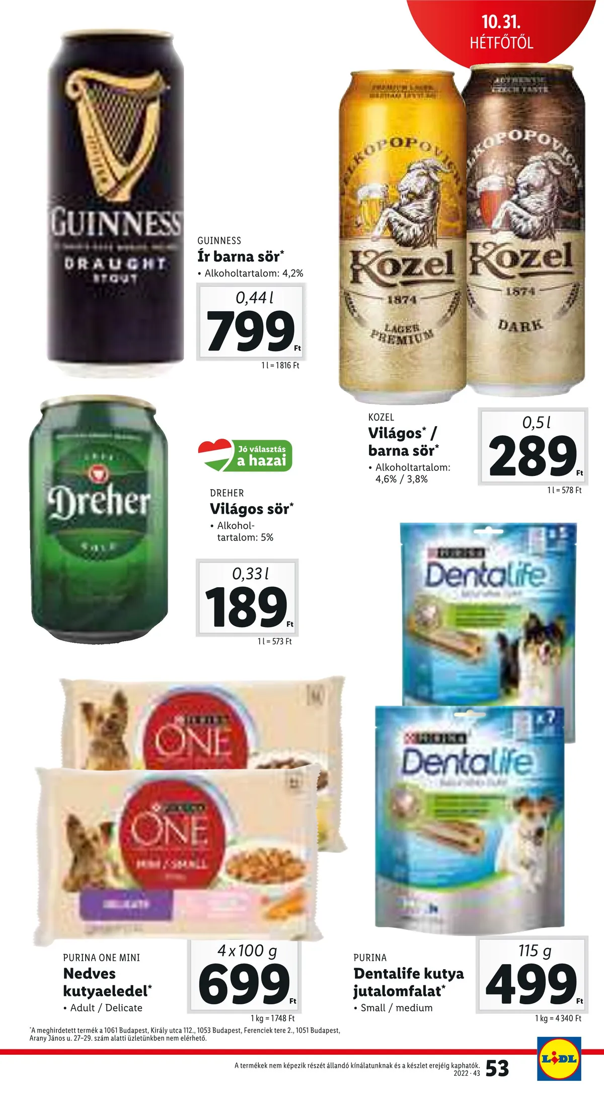 Lidl akciós újság 10.27–11.02 – 53. oldal